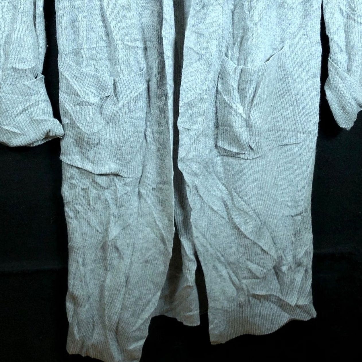 Banana Republic Banana Republic Sweater Cardigan Light Gray Wool Cashmere Blend S Women’s Long Sleeve Open Pockets Casual Workwear 90s? No, not applicable Size S / US 4 / IT 40 - 3 Thumbnail