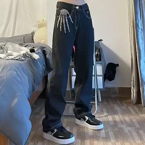 Vintage graphic pattern hiphop pants Size US 30 / EU 46 - 2 Thumbnail