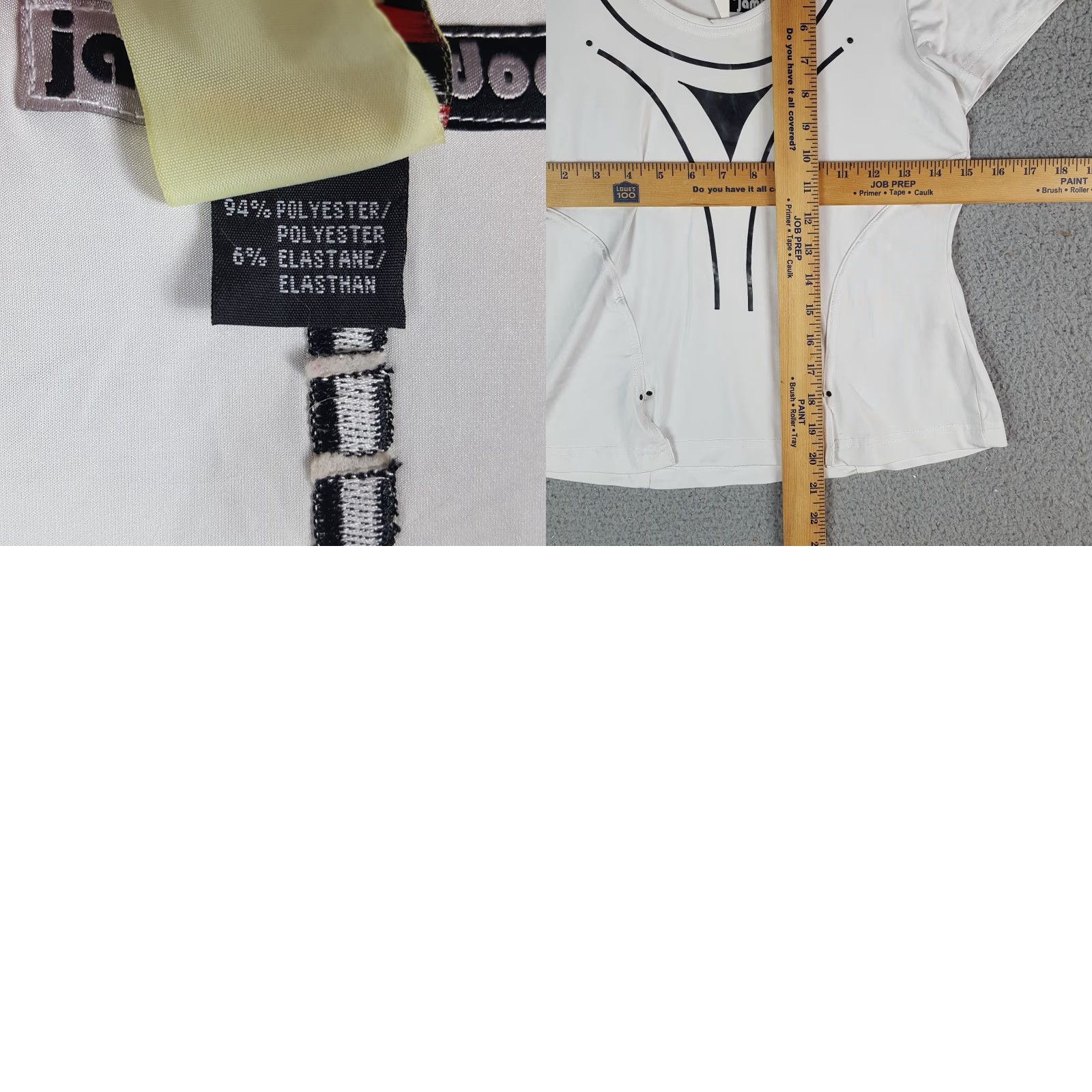 Vintage VINTAGE Jamie Sadock Tennis Top Shirt XS White Short Sleeve Crew Neck Breathing Stretch Preppy Y2K 90s 2000s Women Mens Girls Size XS / US 0-2 / IT 36-38 - 8 Thumbnail
