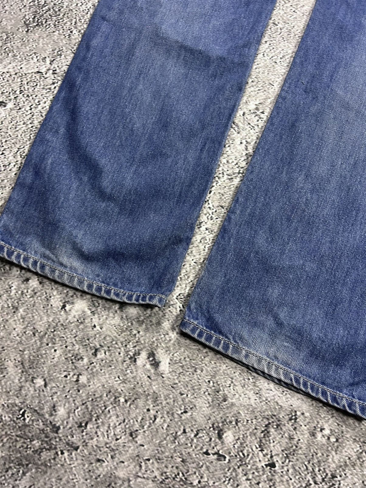Diesel × Vintage Diesel jeans vintage blue Larkee Y2K navy straight Size US 31 - 4 Thumbnail