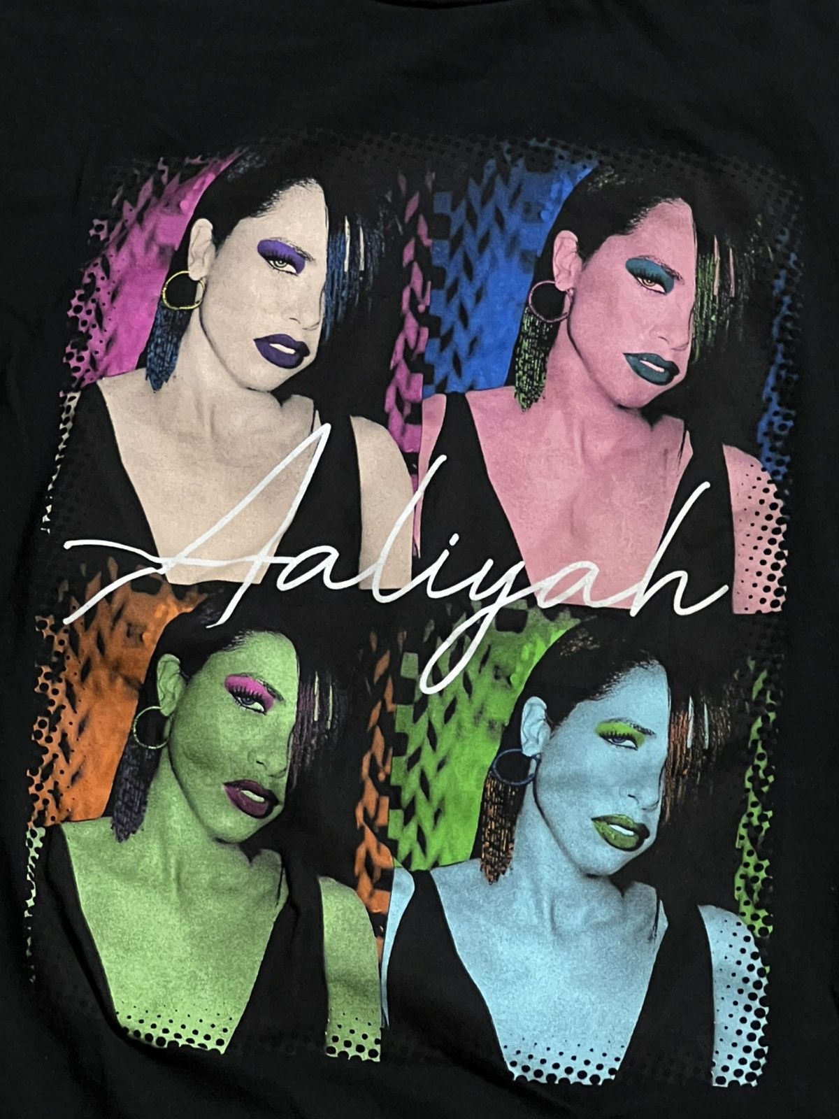 Cross Colours × Vintage Aaliyah Cross 90s/Y2k Colours graphic tee Size US L / EU 52-54 / 3 - 2 Thumbnail