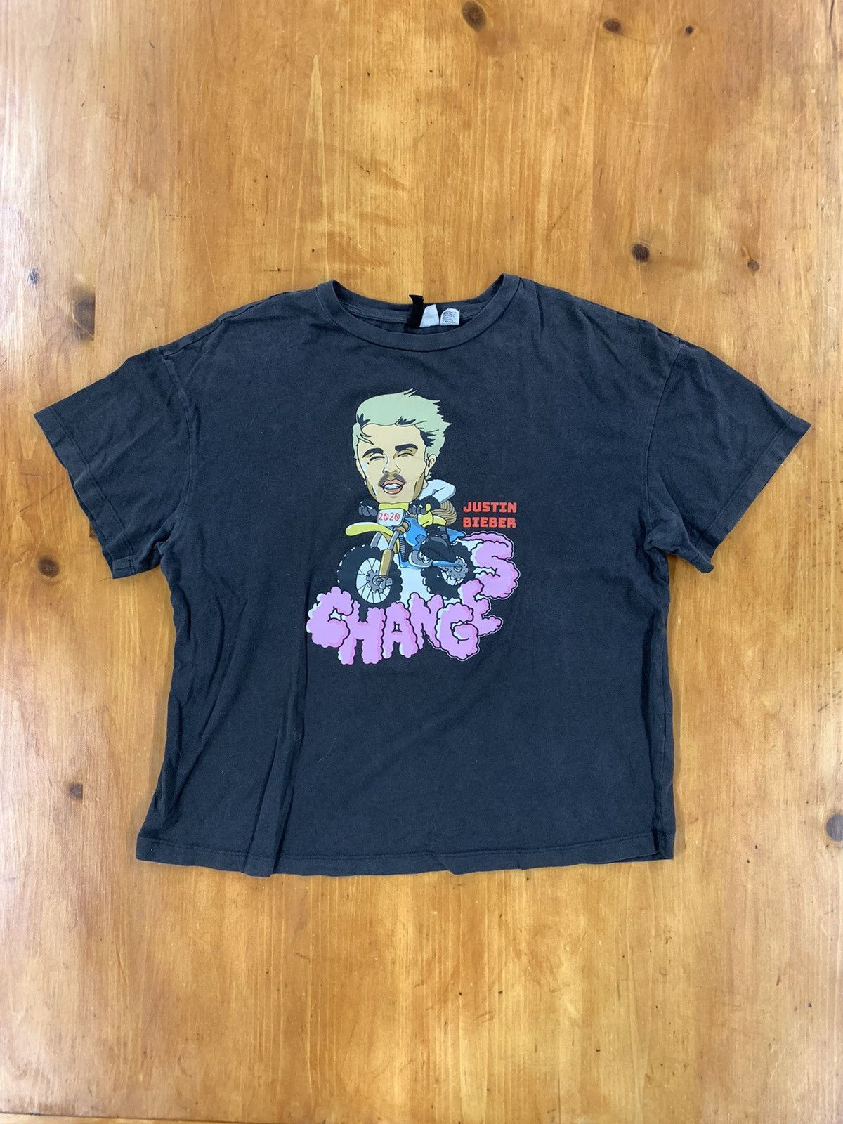 Harley Davidson × Vintage Vintage Justin Bieber Changes Motorcycle 2020 Tee Size US M / EU 48-50 / 2 - 1 Thumbnail