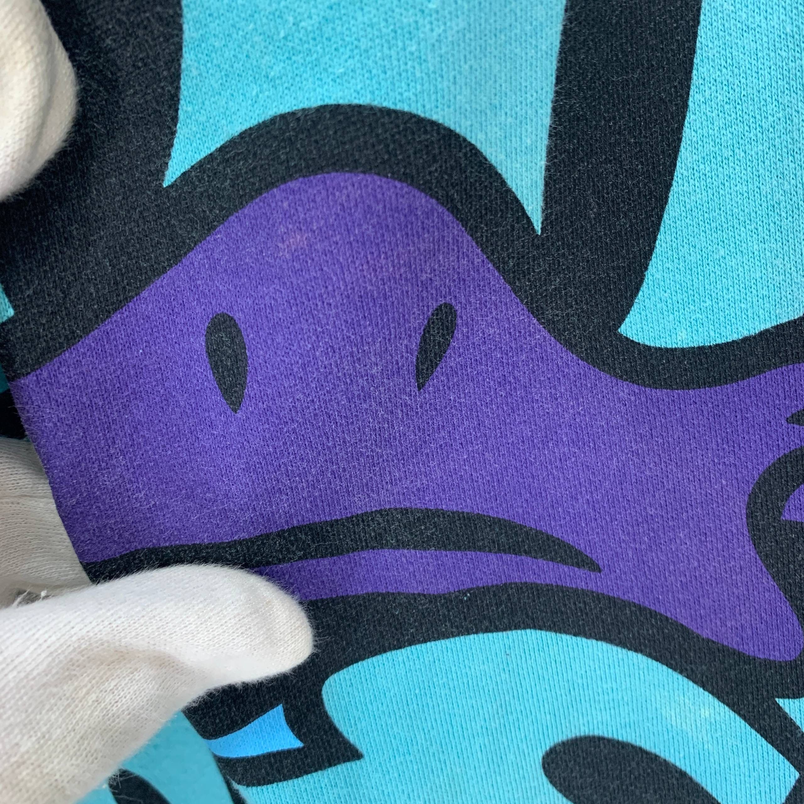 Disney Vintage MICKEY MOUSE Full Print Hoodie #2578/V Size US M / EU 48-50 / 2 - 12 Thumbnail