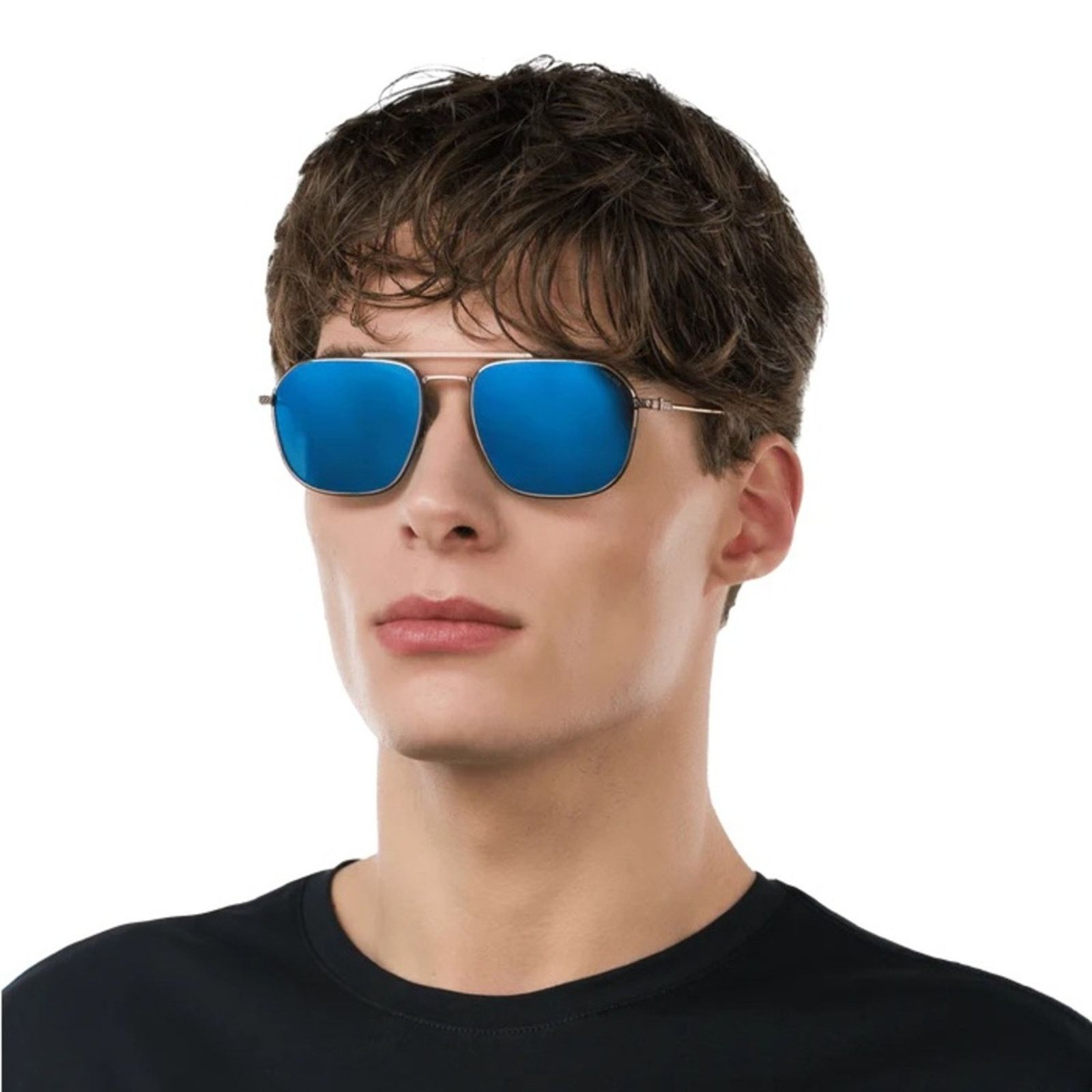 Other New! Police Blue Mirrored Sunglasses, Police SPLF64 300B Size ONE SIZE - 3 Thumbnail