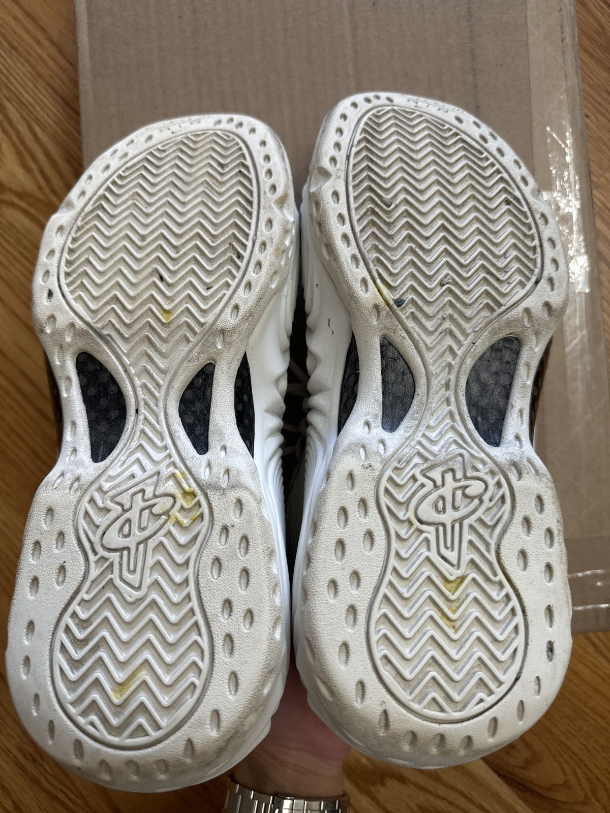 Comme des Garcons × Nike CDG Foamposite White Size 9.5 Size US 9.5 / EU 42-43 - 5 Thumbnail