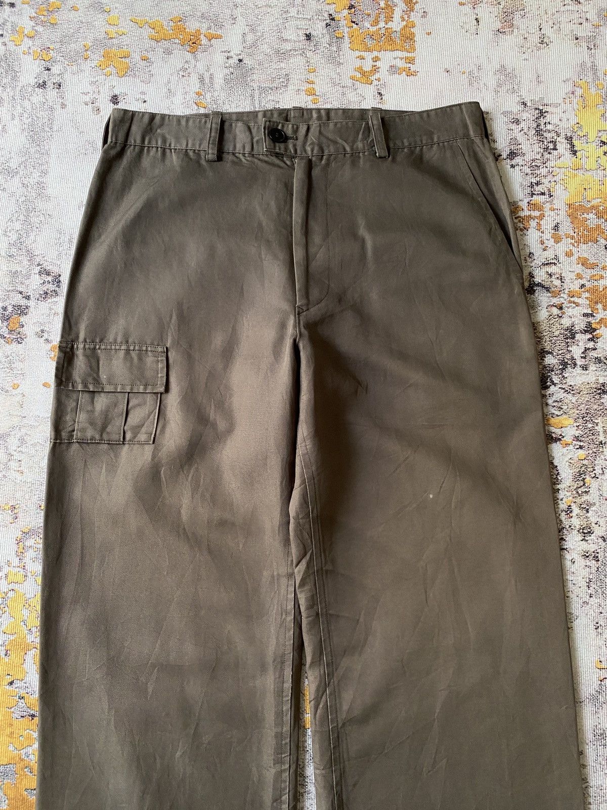 Yohji Yamamoto Y’s Yohji Yamamoto Olive Green Military Design Pant Size US 32 / EU 48 - 5 Thumbnail