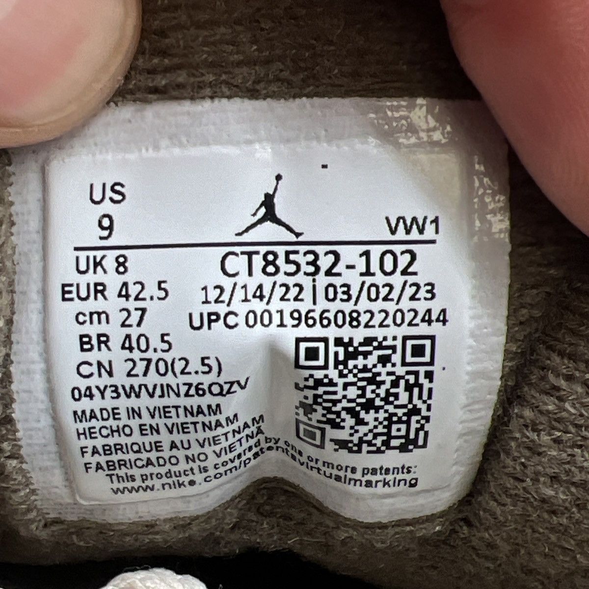 Jordan Brand Air Jordan 3 palomino Size US 9 / EU 42 - 9 Thumbnail