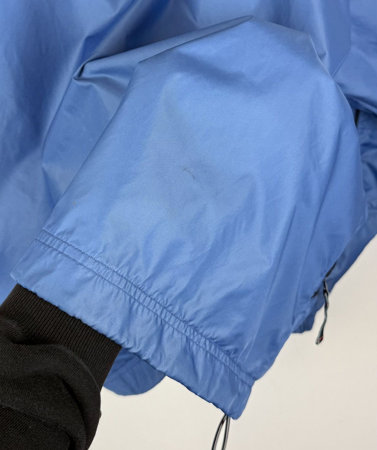 Nike Vintage Nike Anorak 1/2 Zip Jacket Blue Hooded Swoosh Nylon Size US M / EU 48-50 / 2 - 22 Thumbnail