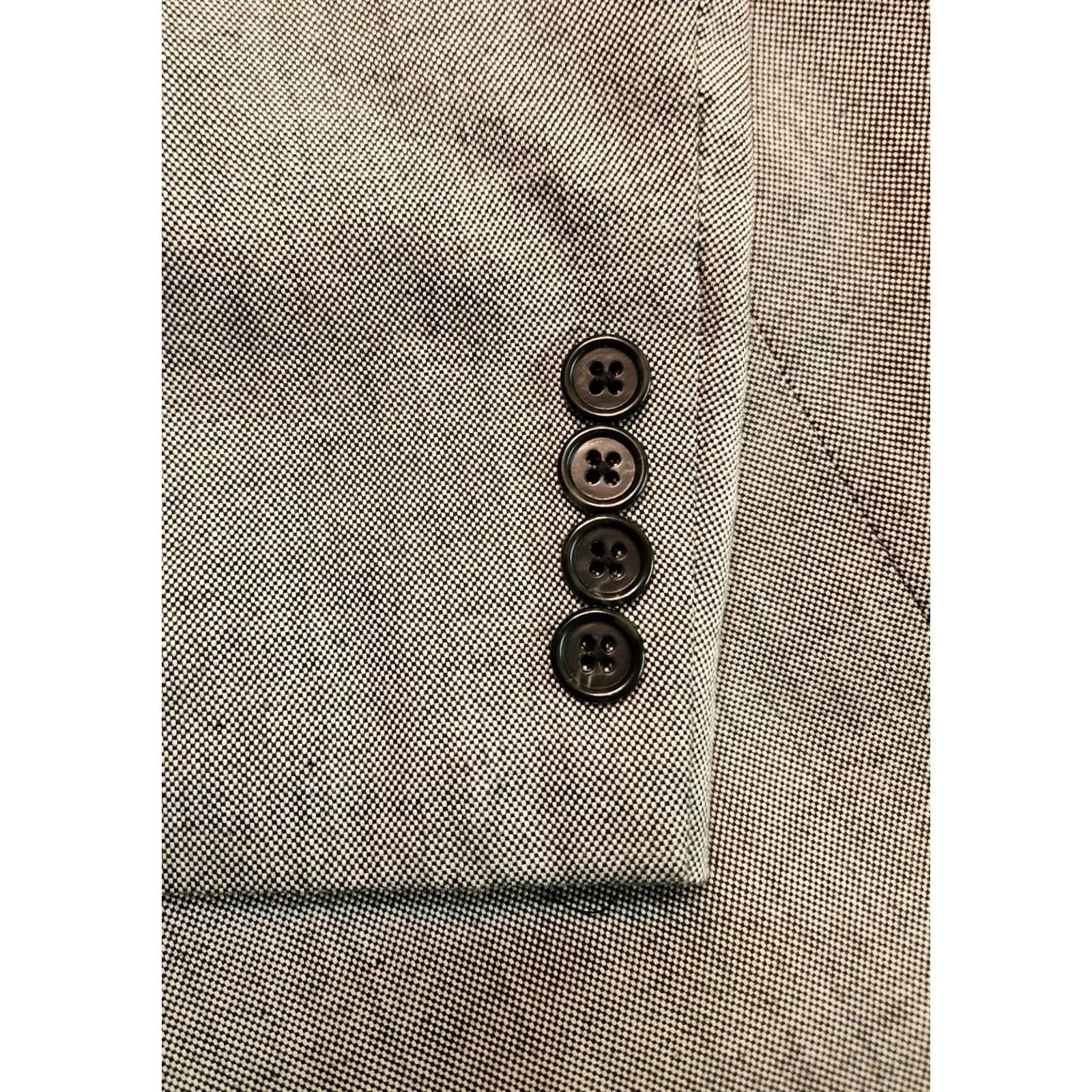 Izod IZOD Men Sport Coat Blazer 44R Gray Single-Breasted 2-Button Notch Lapel Jacket Coat Regular Vintage: No Size 44R - 4 Thumbnail