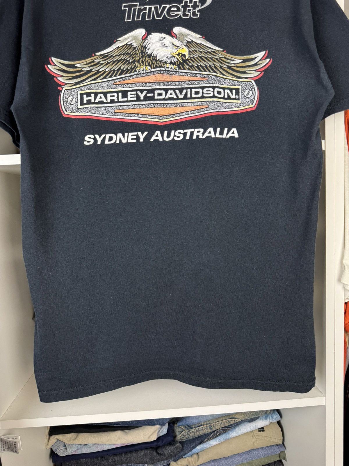 Harley Davidson Vintage 2000s Harley Davidson Sydney Australia T-shirt Size US L / EU 52-54 / 3 - 24 Thumbnail