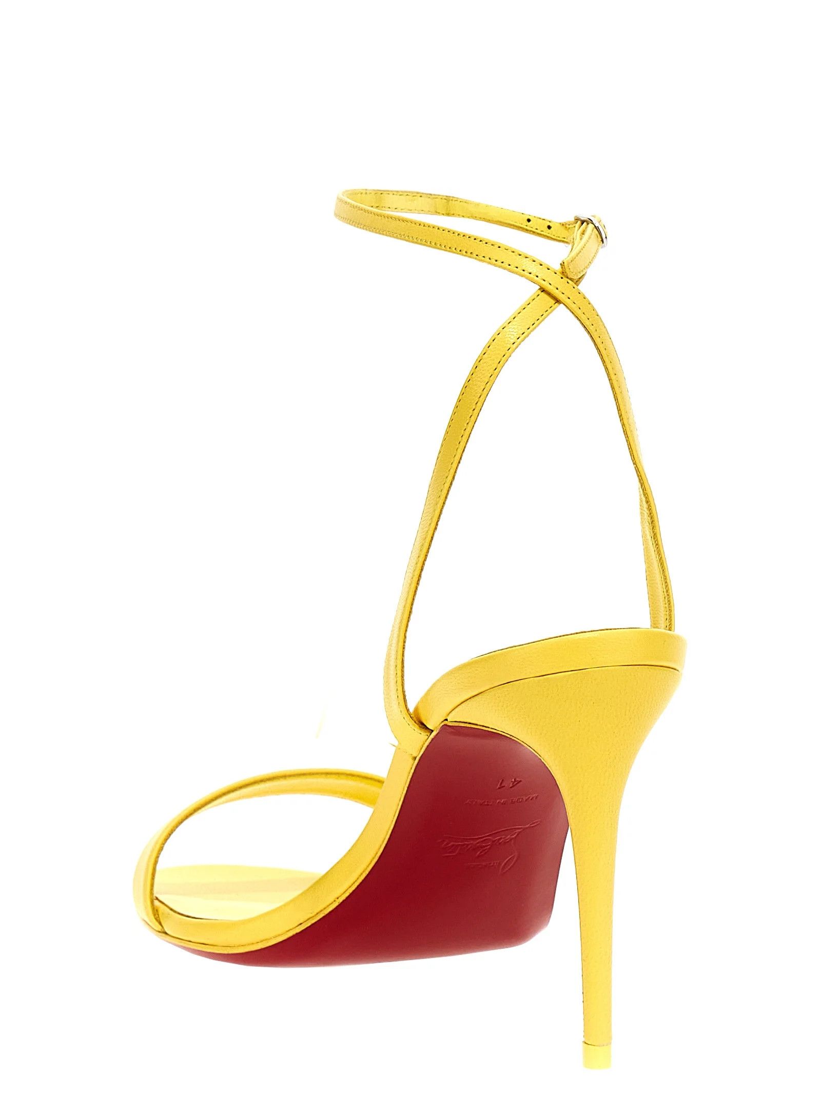 Christian Louboutin o1s1wg110225 Sandals in Yellow Size US 10 / IT 40 - 3 Thumbnail