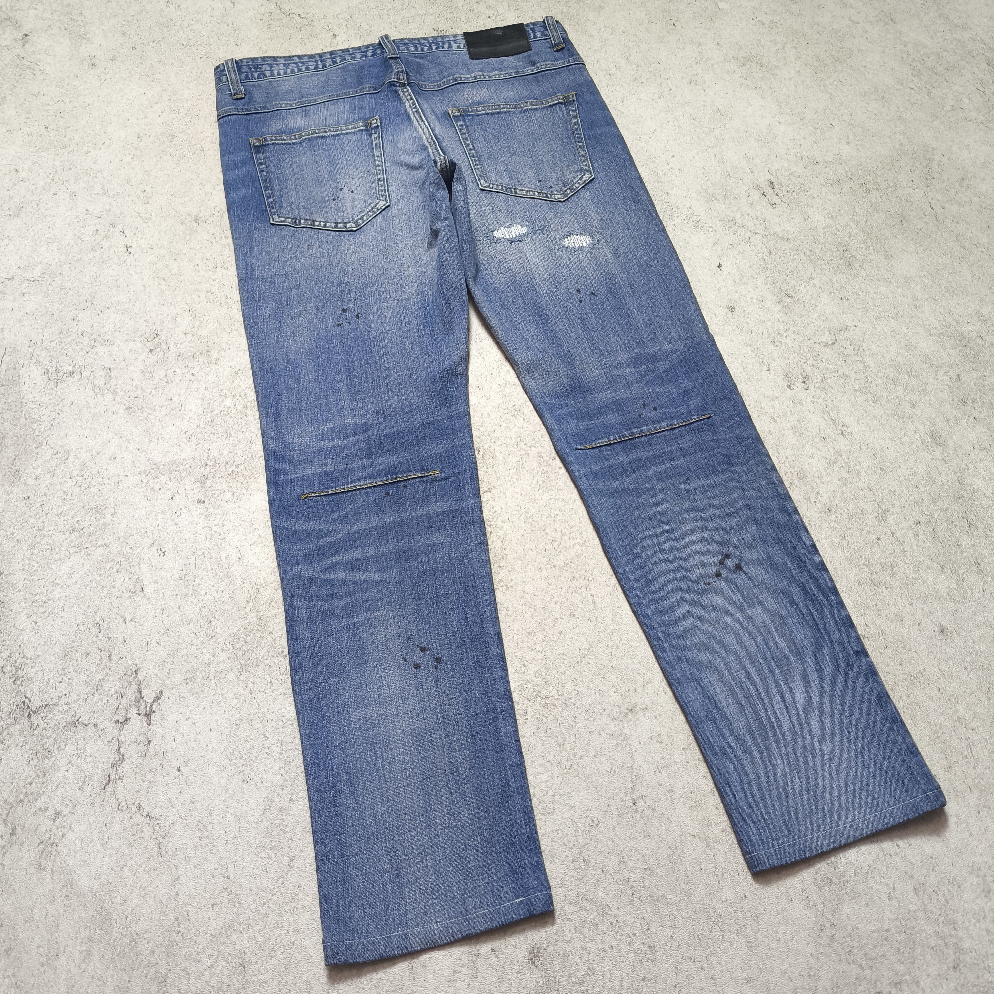 Number (N)ine Number Nine x Loveless Guild Prime Denim Pants Size US 30 / EU 46 - 11 Thumbnail