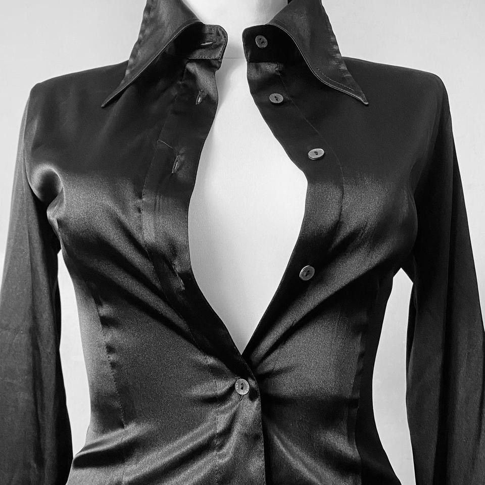 Dolce & Gabbana Archive Dolce & Gabbana satin blouse Size S / US 4 / IT 40 - 6 Thumbnail