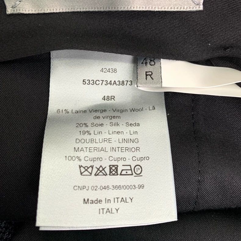 Dior Dior Gray wool straight trousers 2501-Nextarrow Size US 32 / EU 48 - 6 Thumbnail