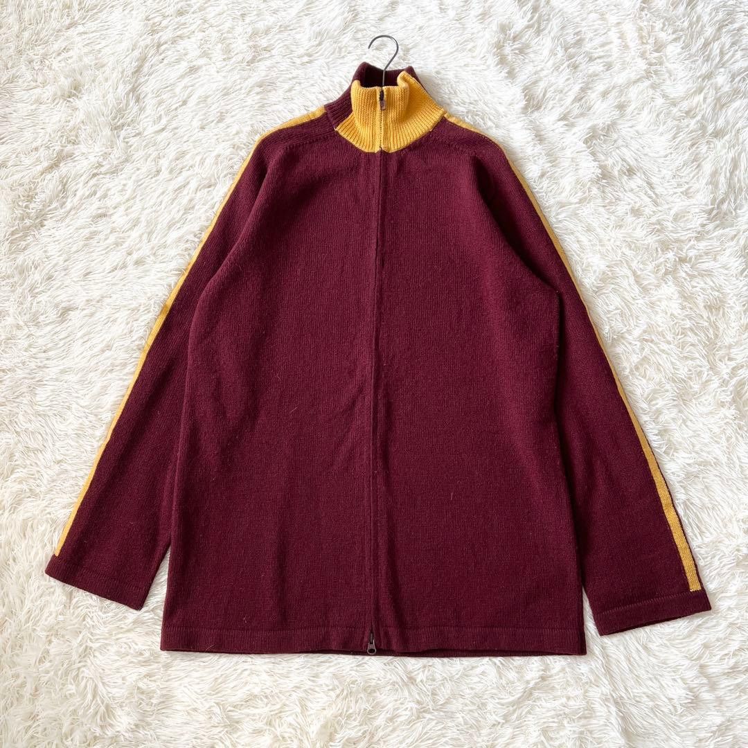 Yohji Yamamoto Pour Homme 08ss zip knit jacket Size US XL / EU 56 / 4 - 1 Thumbnail