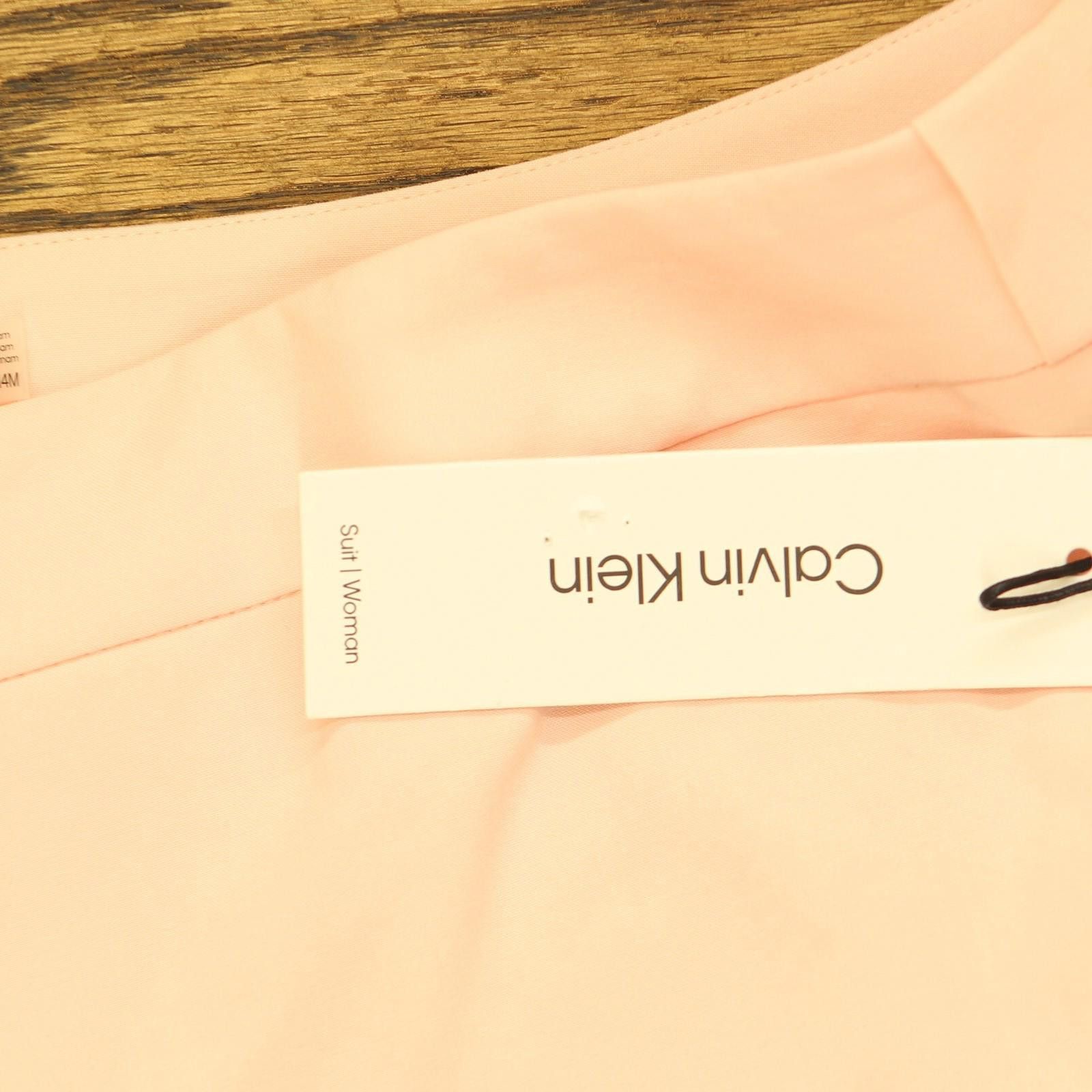 Calvin Klein Nwt Calvin Klein Lux Highline Pants X21pl866 Rose Pink 14w Size 36" / US 14 / IT 50 - 3 Thumbnail