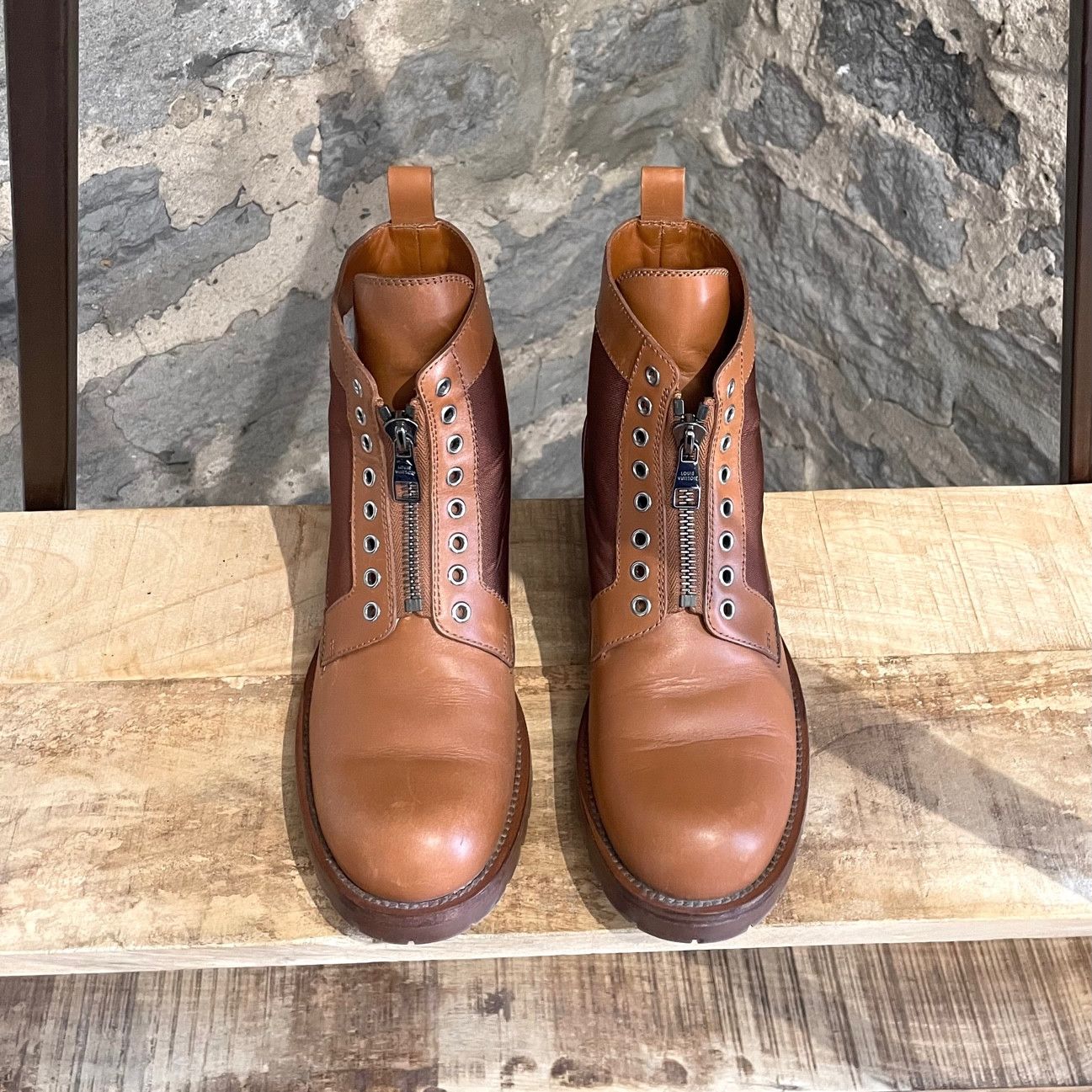Louis Vuitton Louis Vuitton Bengale Brown Leather Ankle Boots Size US 8.5 / EU 41-42 - 3 Thumbnail