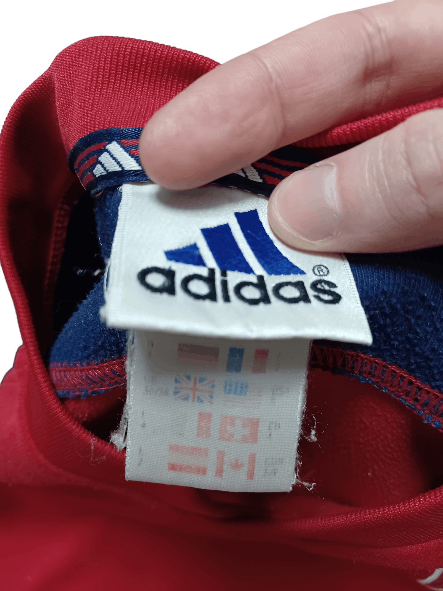 Adidas ADIDAS VINTAGE 90S POLYESTER BIGLOGO TEE JERSEY STYLE Size US M / EU 48-50 / 2 - 5 Thumbnail
