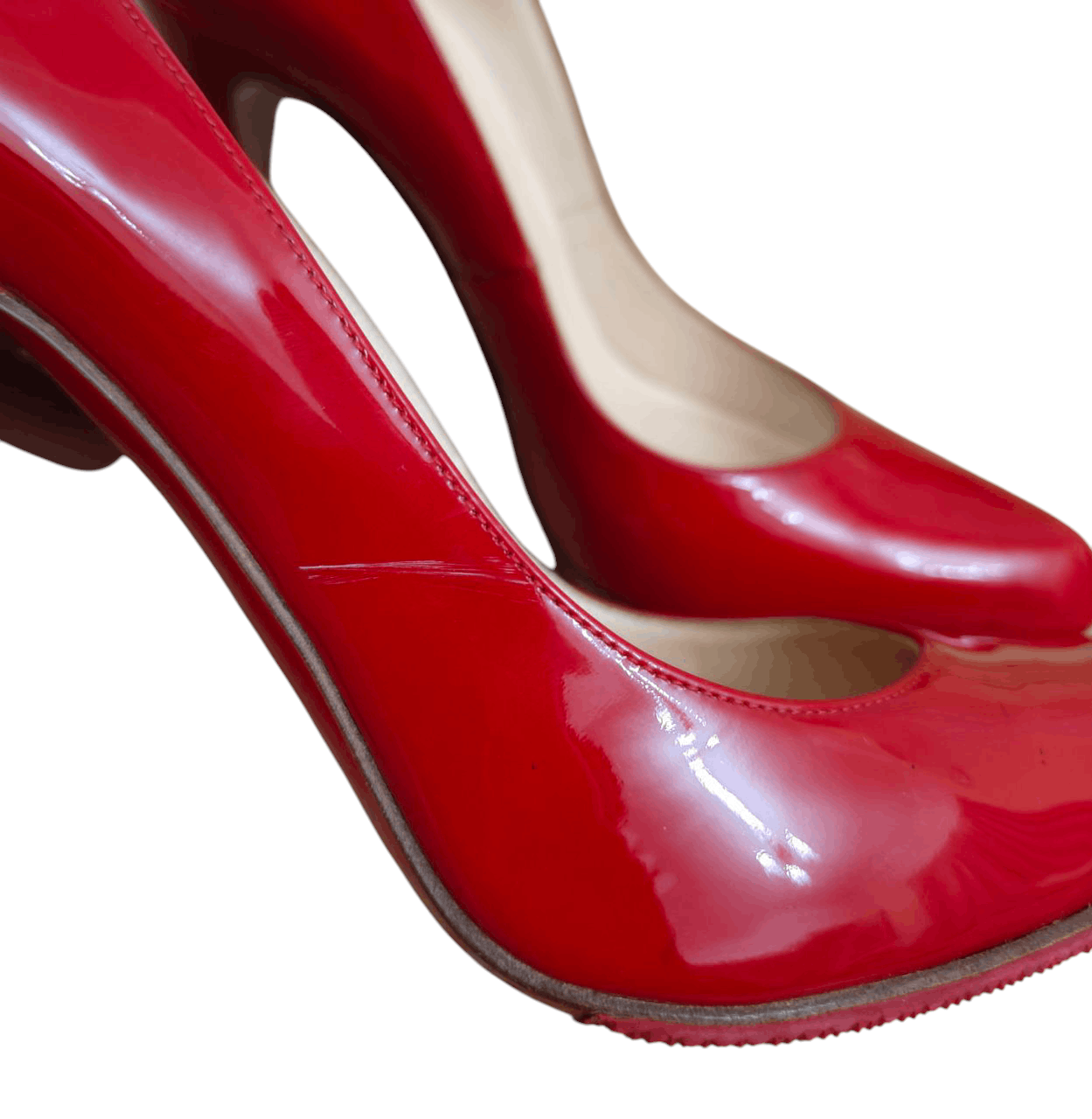 Christian Louboutin Christian Louboutin Red Heels Size US 7 / IT 37 - 5 Thumbnail