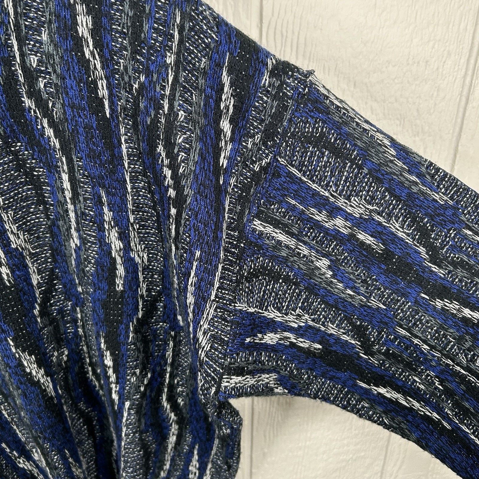 & Other Stories Vintage 90's Navy & Black Coogi Style Sweater X-Large Size US XL / EU 56 / 4 - 6 Thumbnail