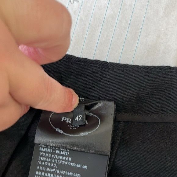 Prada Prada Gabardine Pleated Skated Kilt Belted Logo Belt Mini Sk Size 28" / US 6 / IT 42 - 11 Thumbnail
