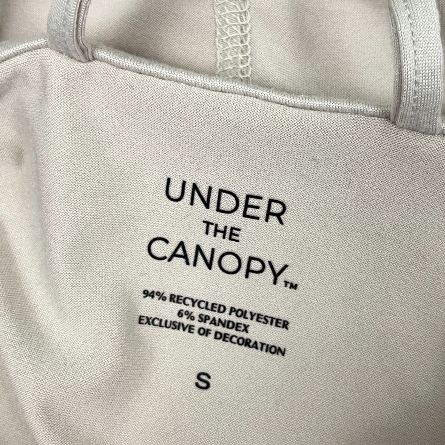 Vintage VINTAGE Under The Canopy Hoodie Womens Small Beige Lounge Athleisure Stretch Pullover Size M / US 6-8 / IT 42-44 - 2 Thumbnail