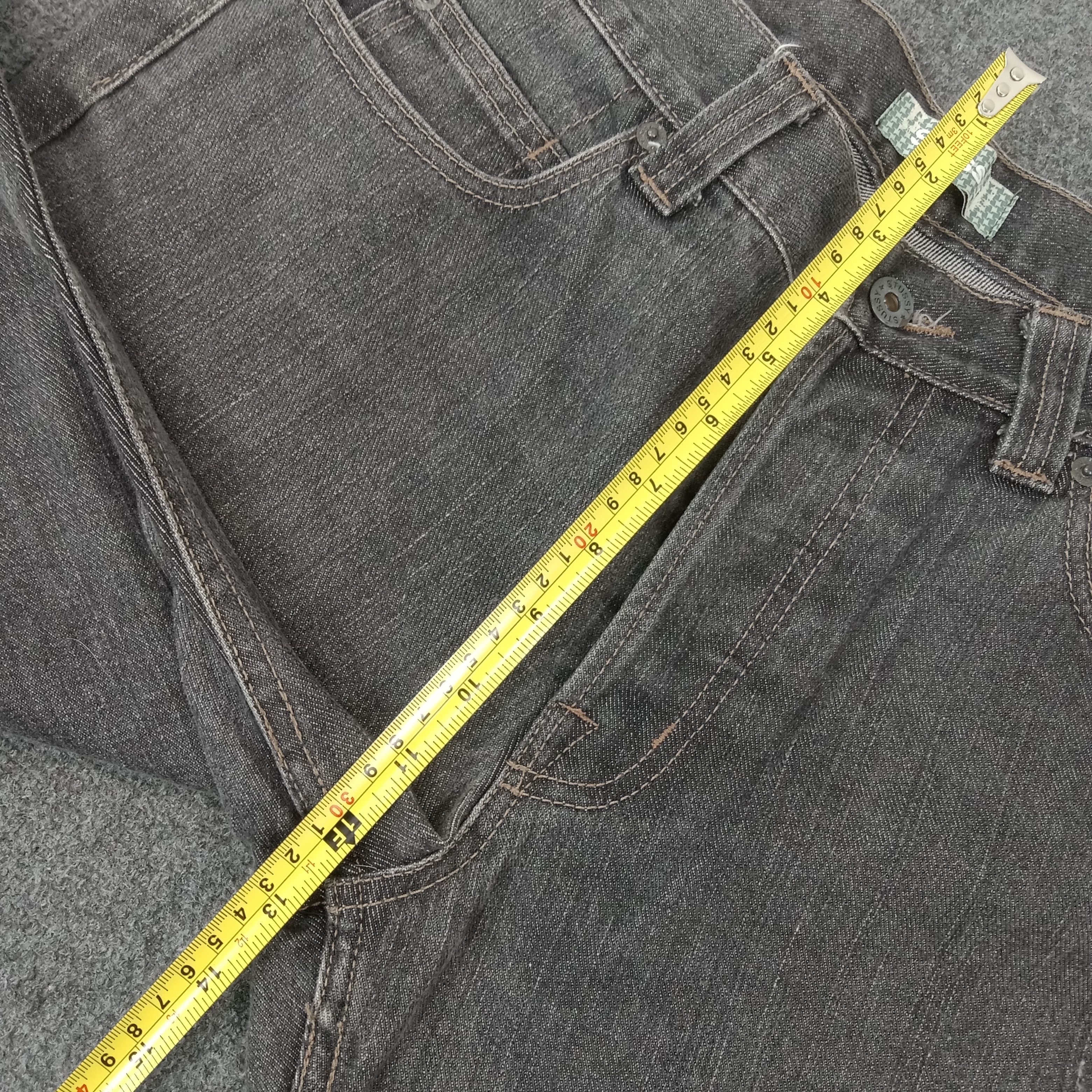 Stussy × Vintage Stussy American Streetwear Custom Art Denim Jeans C217N23 Size US 33 - 9 Thumbnail
