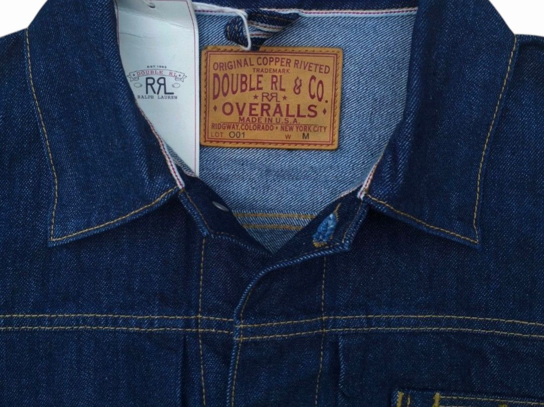 RRL Ralph Lauren Rrl denim Trucker dead stock vintage design Size US M / EU 48-50 / 2 - 1 Thumbnail