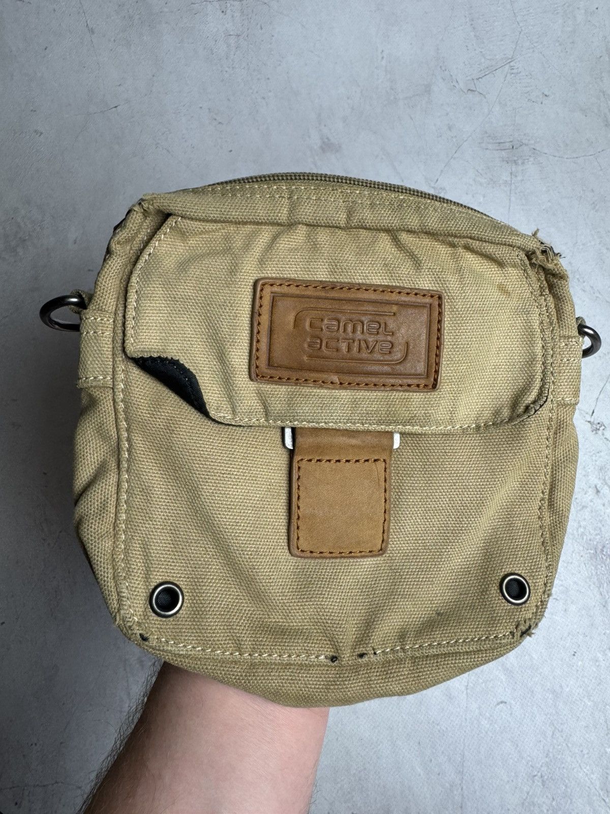 Camel Camel Active Crossbody Bag Khaki Vintage Size ONE SIZE - 9 Thumbnail