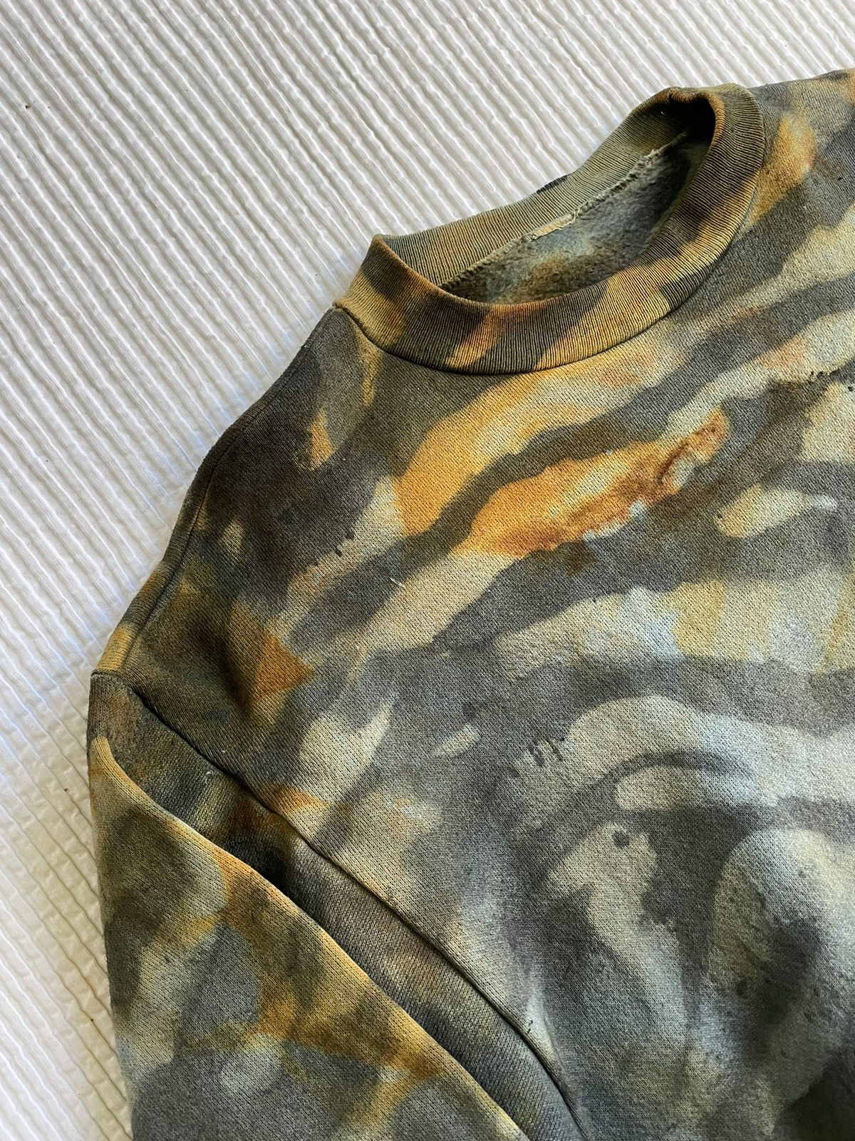 Handmade Rust Indigo Tiger Hand Camo Crewneck Size US L / EU 52-54 / 3 - 7 Thumbnail
