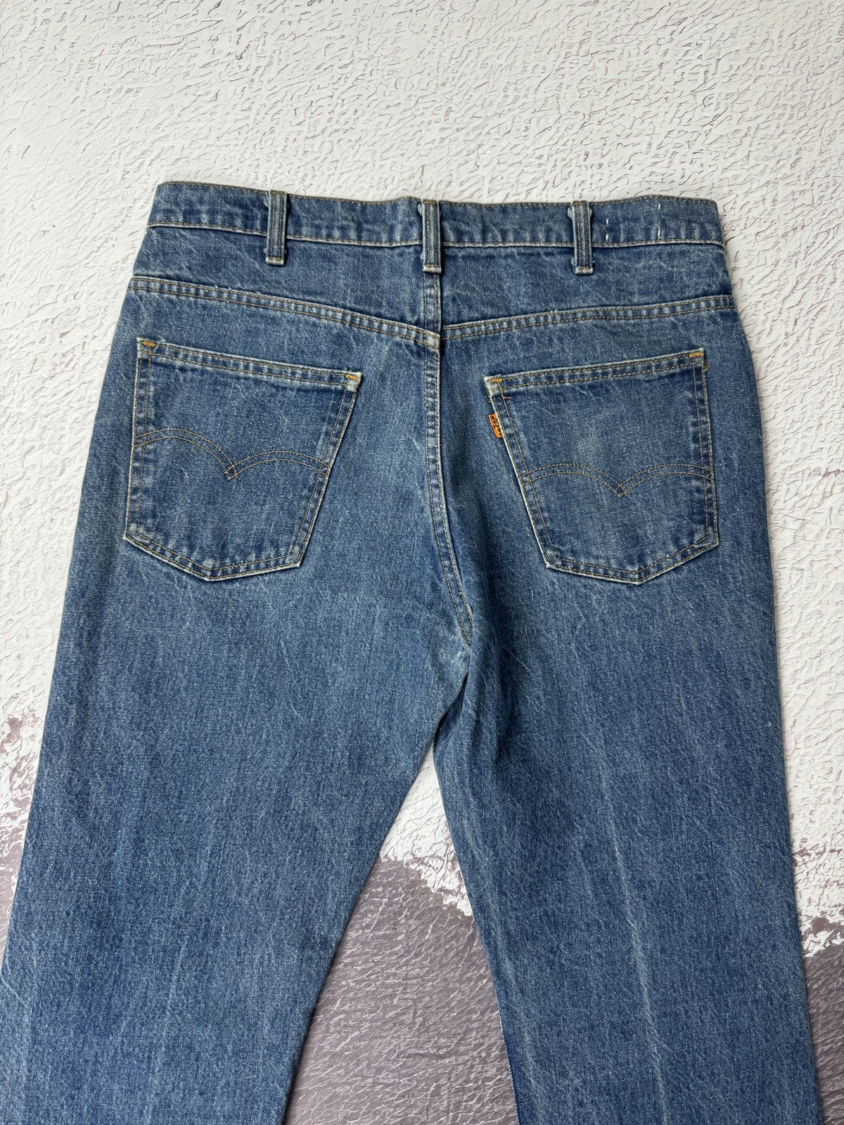 Levi's Levi’s vintage 90s blue faded orange tab flared jeans Size US 36 / EU 52 - 15 Thumbnail