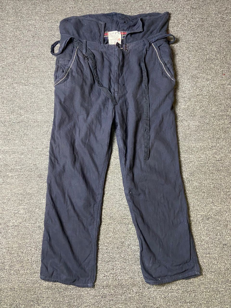 Japanese Brand × Vintage CEPO Brand Work & Militery Casual Pants (127) Size US 37 - 1 Thumbnail
