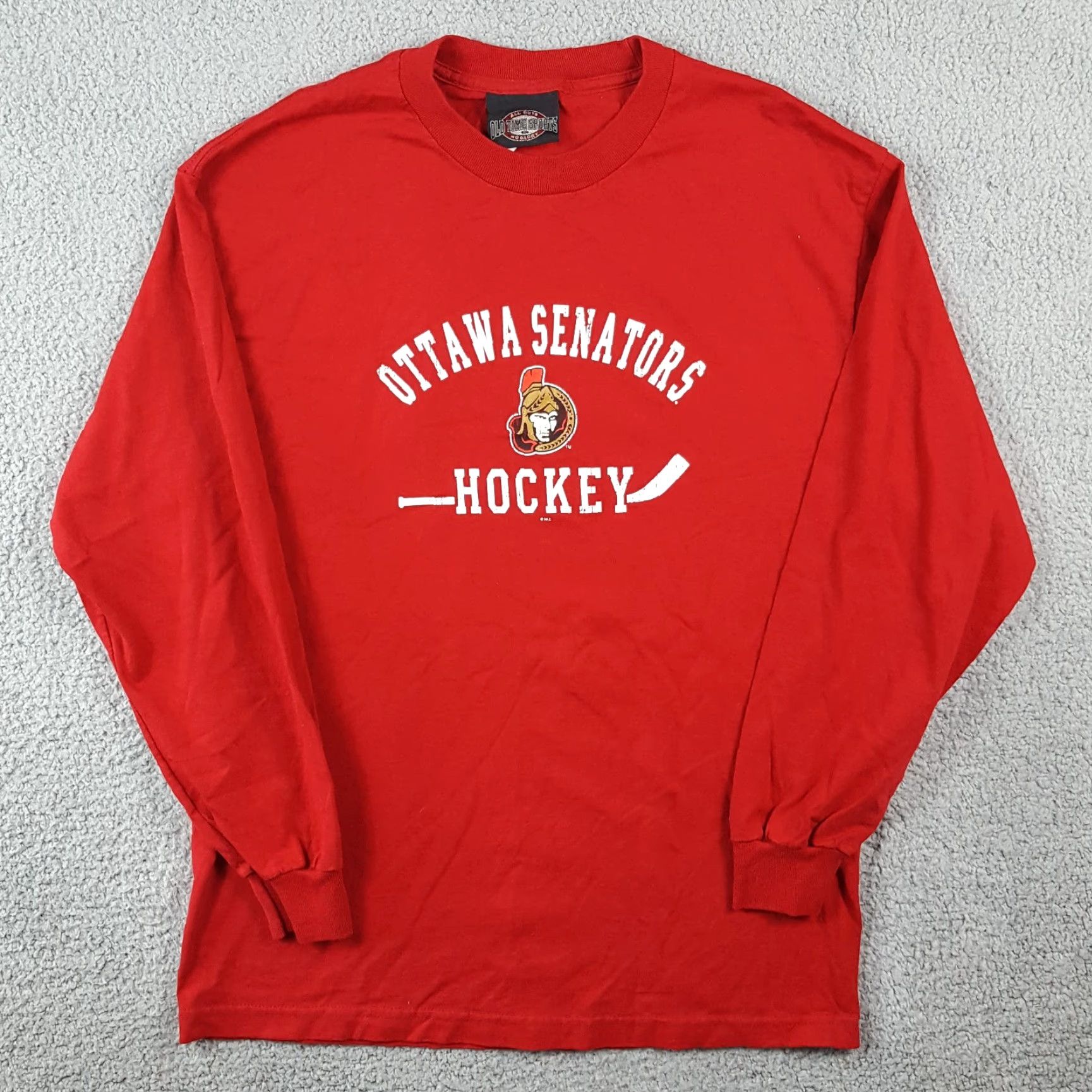 Vintage VINTAGE Ottawa Senators NHL Long Sleeve Men's T-Shirt Large Retro Red Logo Sports Y2K 90s 00s Size US L / EU 52-54 / 3 - 2 Thumbnail