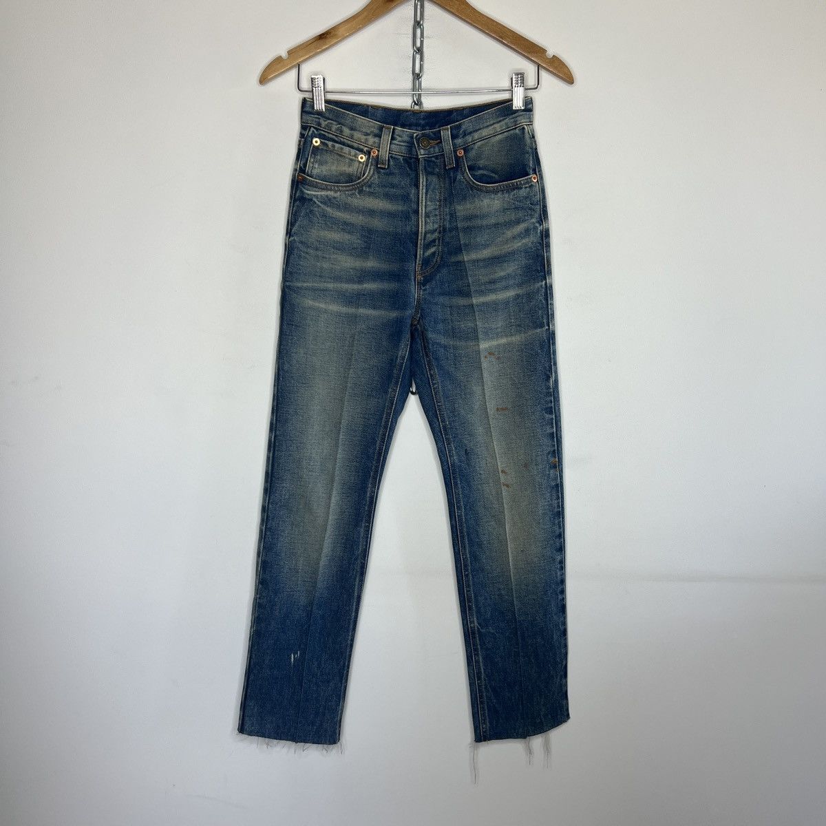 Gucci Gucci Butterfly Embroidery Jeans Denim Trousers Pants Size 26" / US 2 / IT 38 - 4 Thumbnail