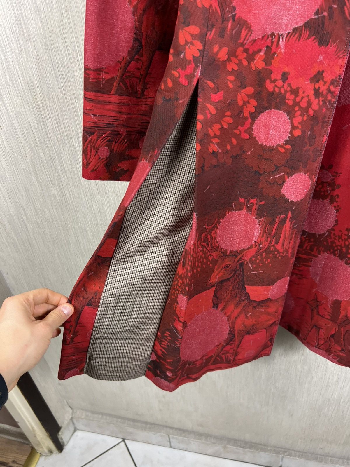 Custo Barcelona Custo Barcelona full print animal roe deer y2k long coat Size S / US 4 / IT 40 - 7 Thumbnail