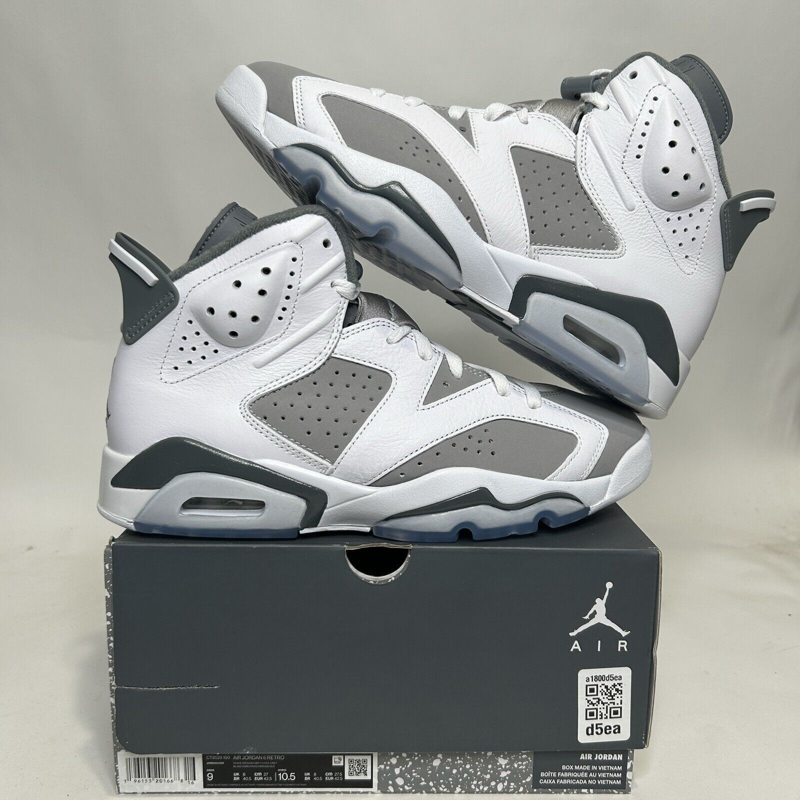 Nike Nike Air Jordan 6 Retro “Cool Grey/Medium Grey” 2024 Size US 9 / EU 42 - 1 Thumbnail