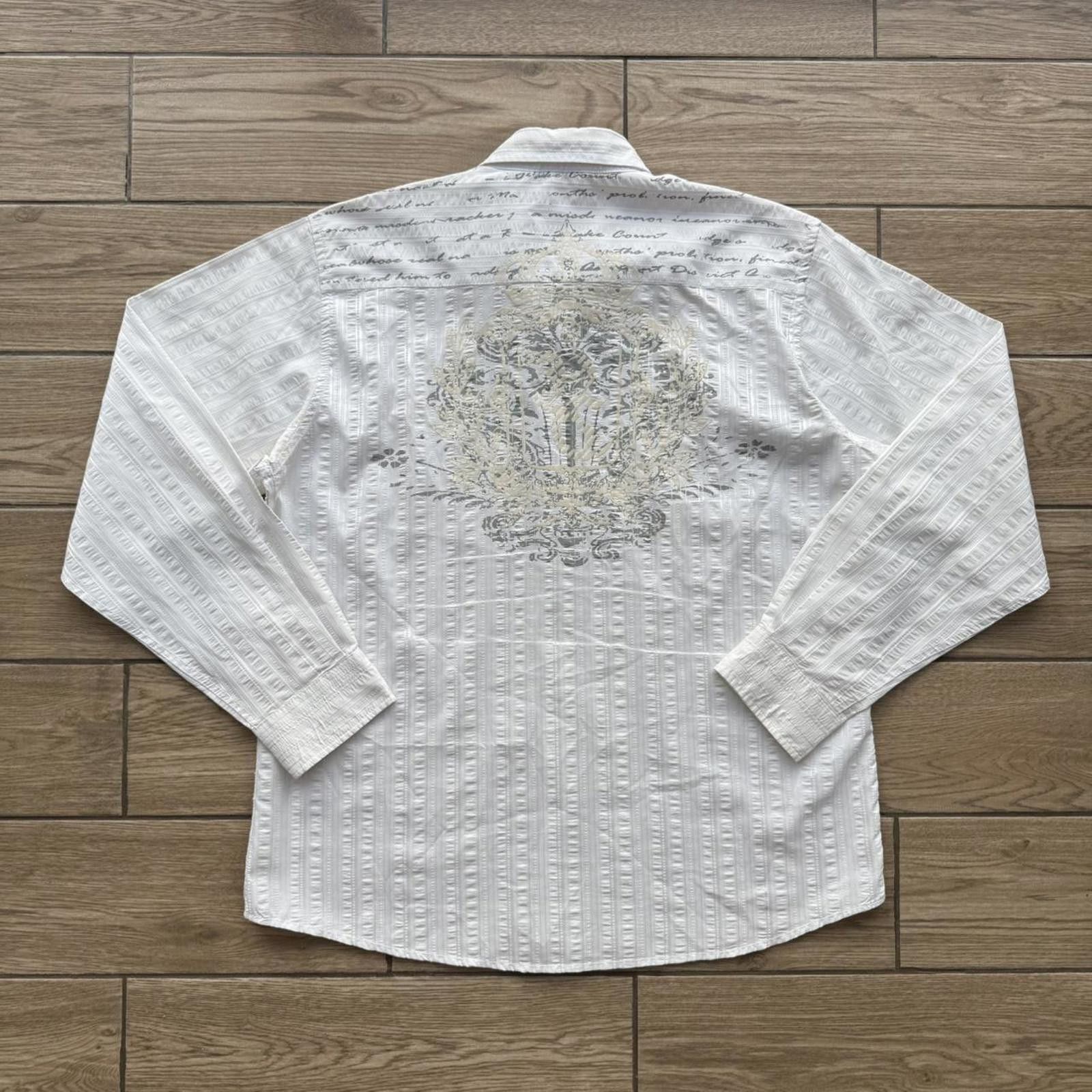 Affliction Y2K Platini Affliction style white button up shirt Size US XXL / EU 58 / 5 - 7 Thumbnail