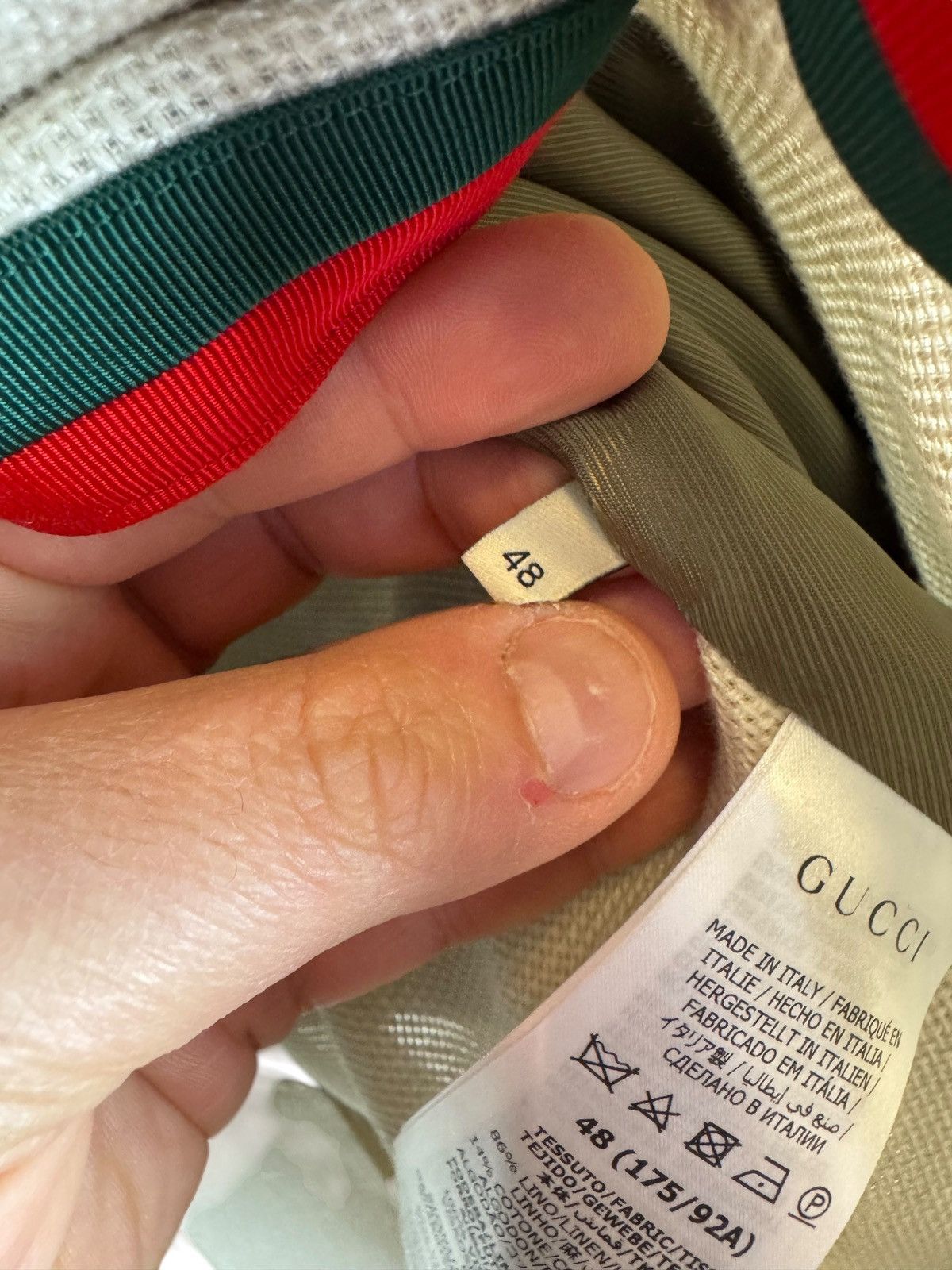 Gucci GAOK Linen and Cotton Jacket