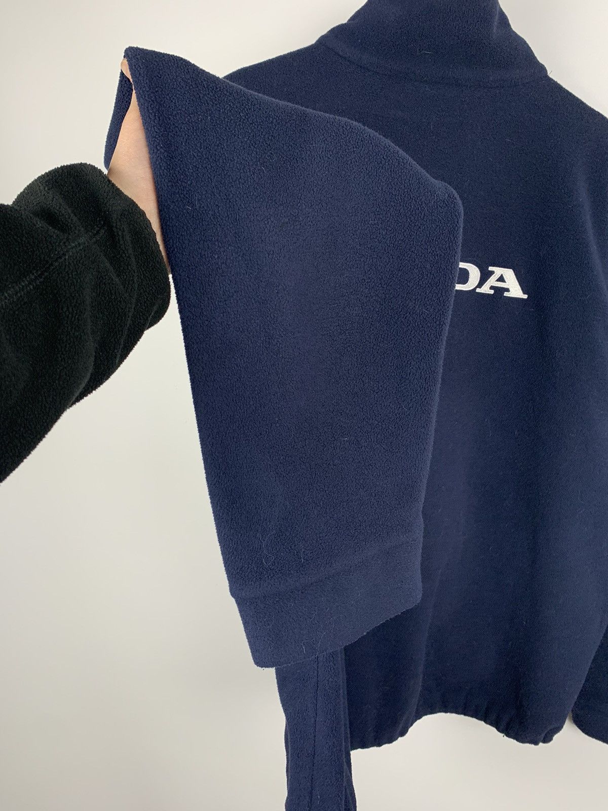 Honda Vintage Y2K Honda Fleece Zip Up Racing Sweatshirt Japanese Size US L / EU 52-54 / 3 - 12 Thumbnail