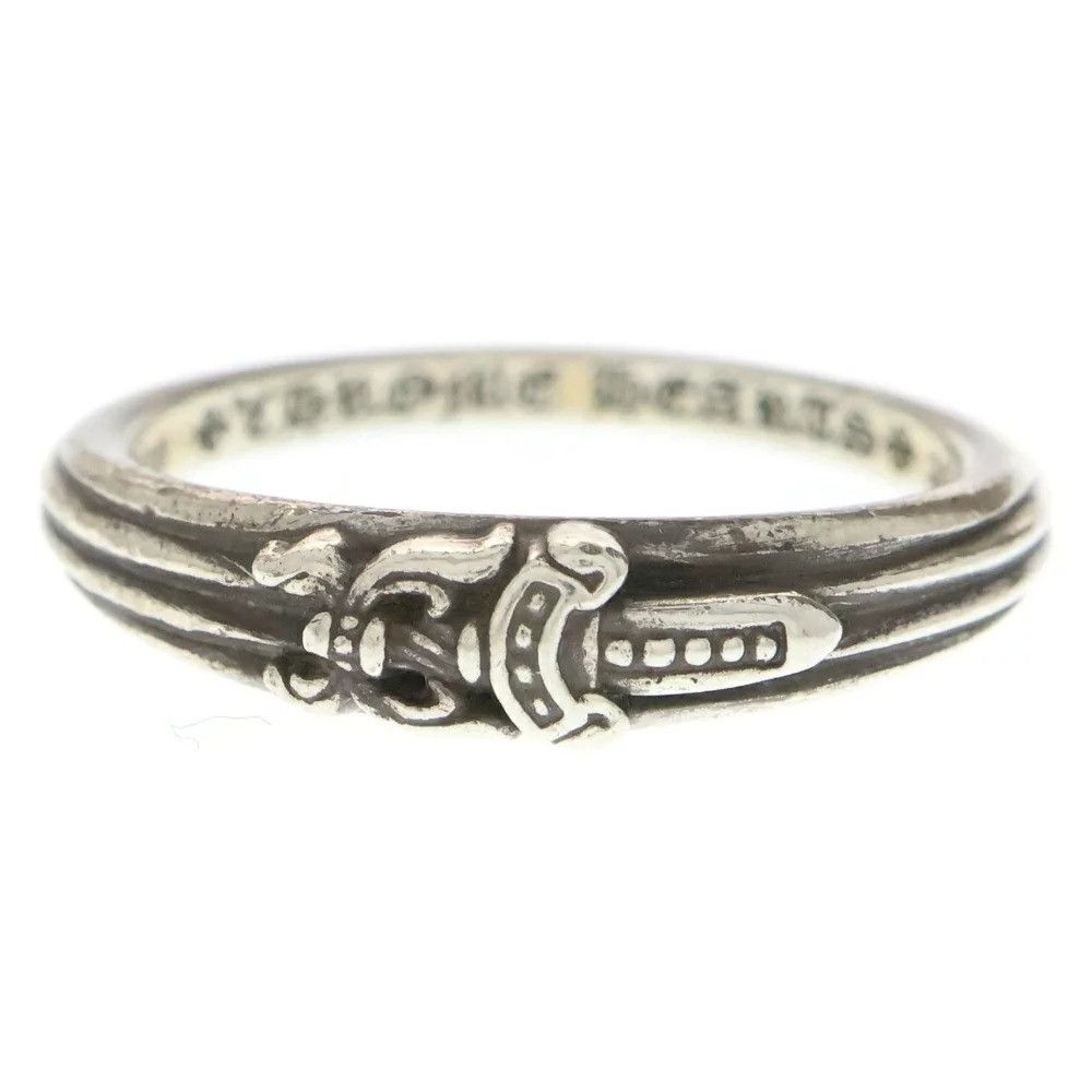 12.5 CHROME HEARTS BABY CLASSIC DAGGER RING silver