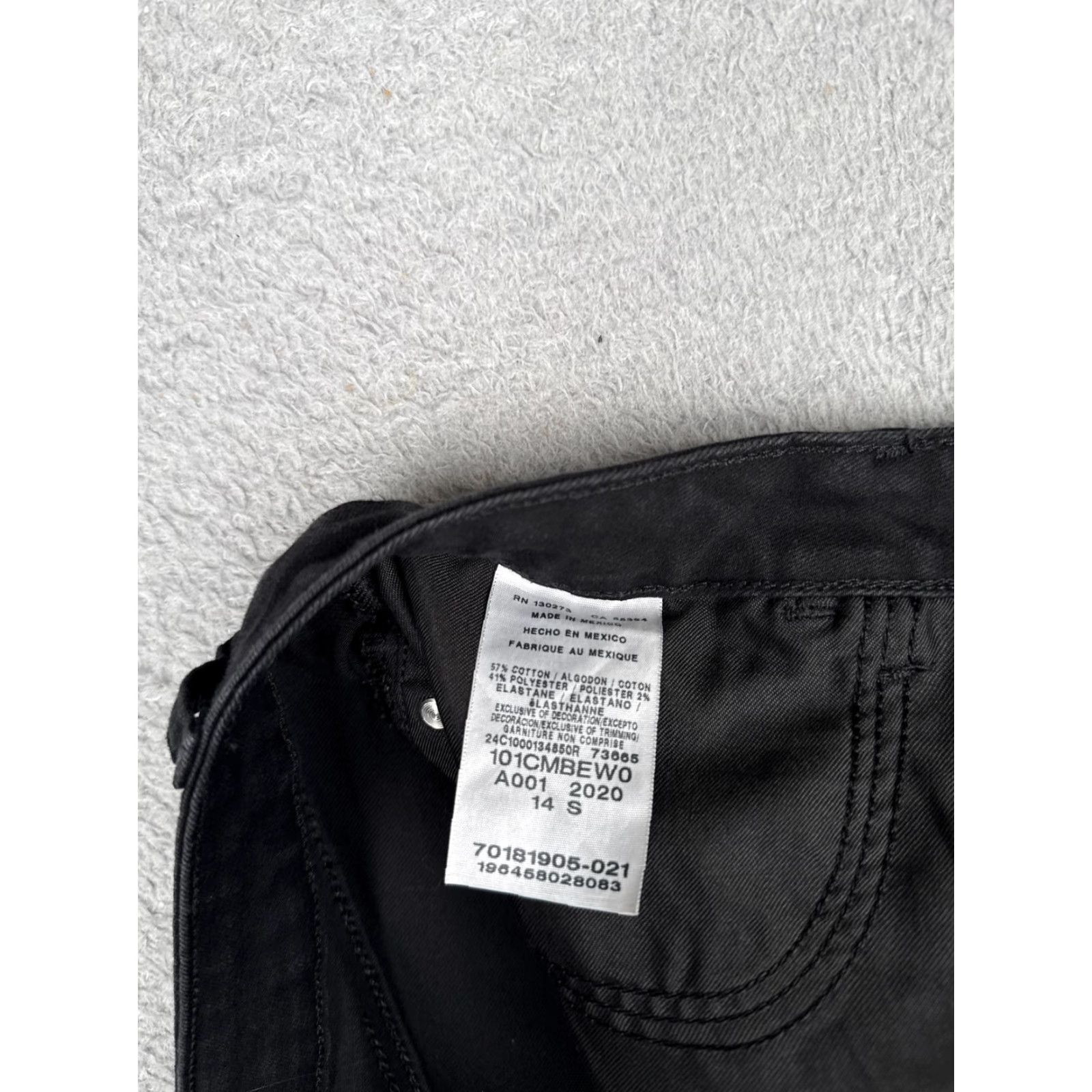 Lee Lee Jeans Womens 14 S Black Bootcut Dark Wash Mid Rise Stretch Cotton 34x28 Jeans Womens Regular 90s Vintage No Size 36" / US 14 / IT 50 - 7 Thumbnail