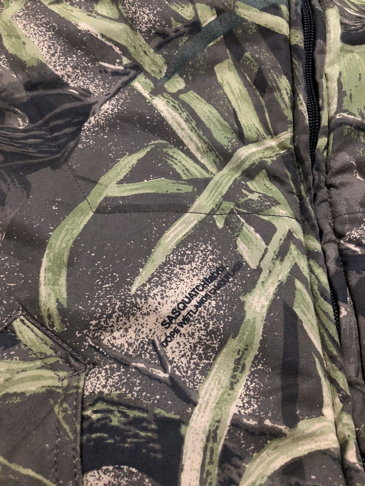 Sasquatchfabrix Sasquatchfabrix dope Wetlands Camouflage Puffer Jacket Size US L / EU 52-54 / 3 - 6 Thumbnail