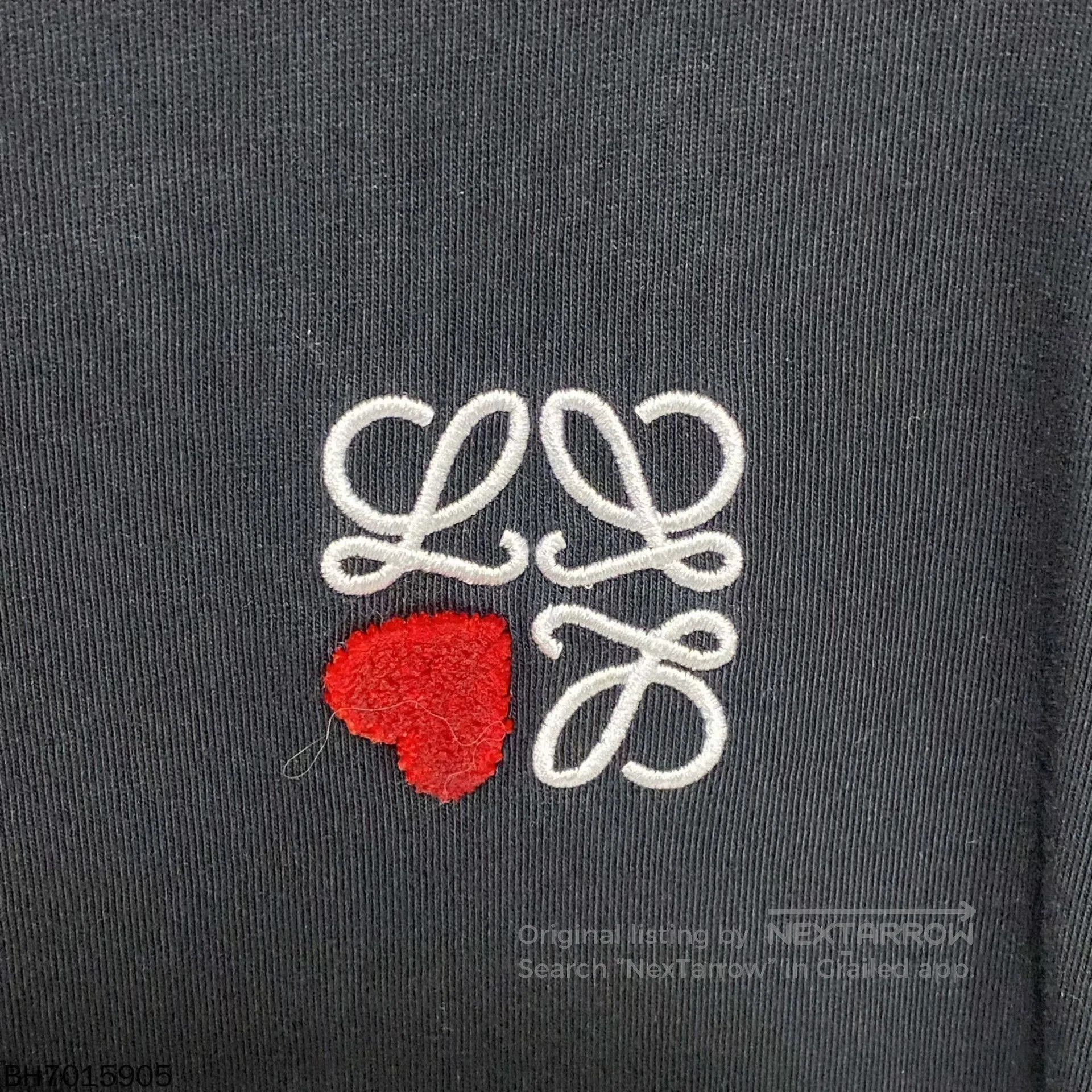 Loewe black short sleeve logo t-shirt by loewe. Size US XL / EU 56 / 4 - 6 Thumbnail