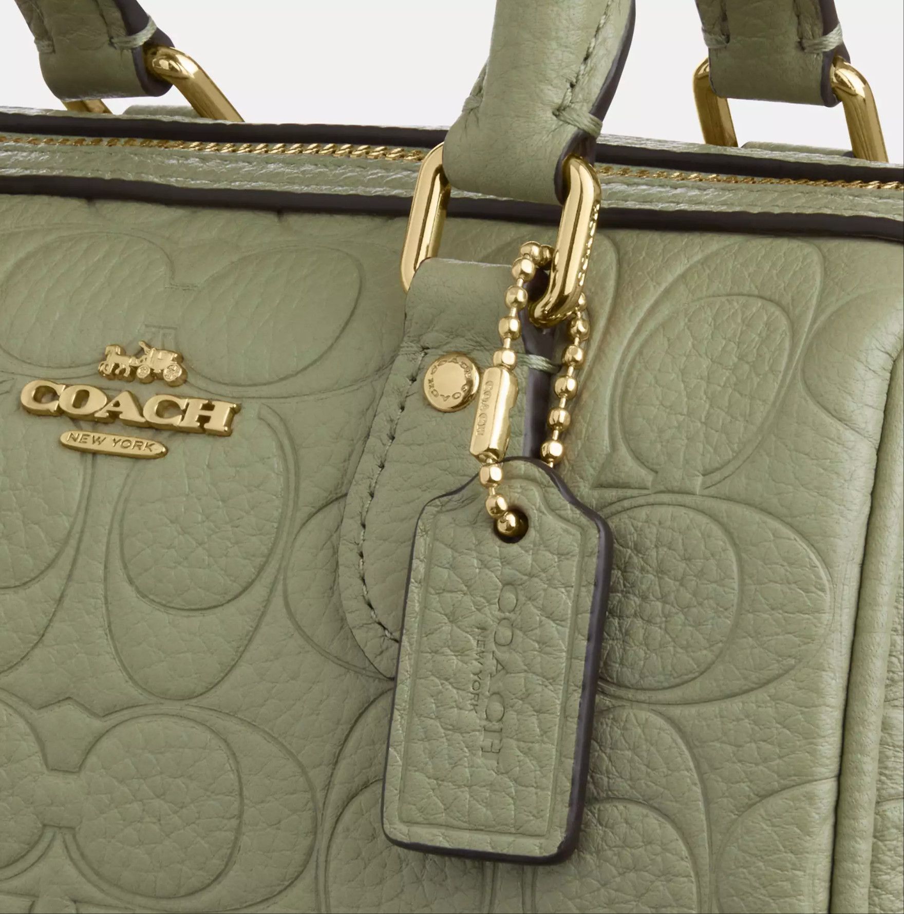Coach Mini Rowan Crossbody Bag In Signature Leather CEW07 Size ONE SIZE - 17 Thumbnail