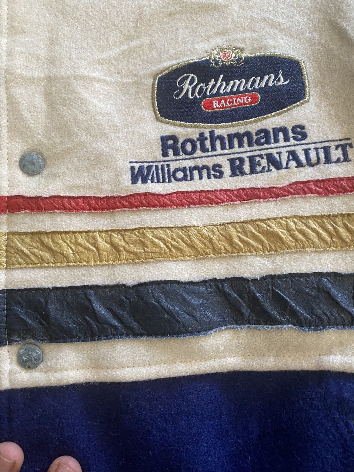 Sports Specialties Vintage Rothmans Racing Williams Renault Jacket Size US M / EU 48-50 / 2 - 7 Thumbnail