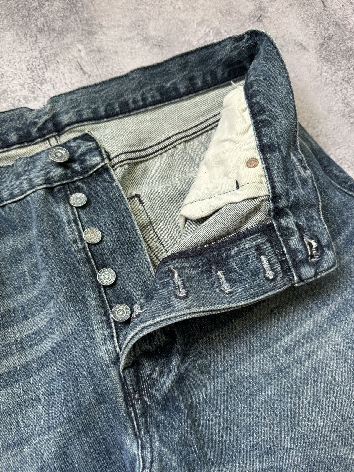 Levi's × Vintage Vintage Levi’s 501 Faded Blue Jeans 34x32 Size US 34 / EU 50 - 16 Thumbnail