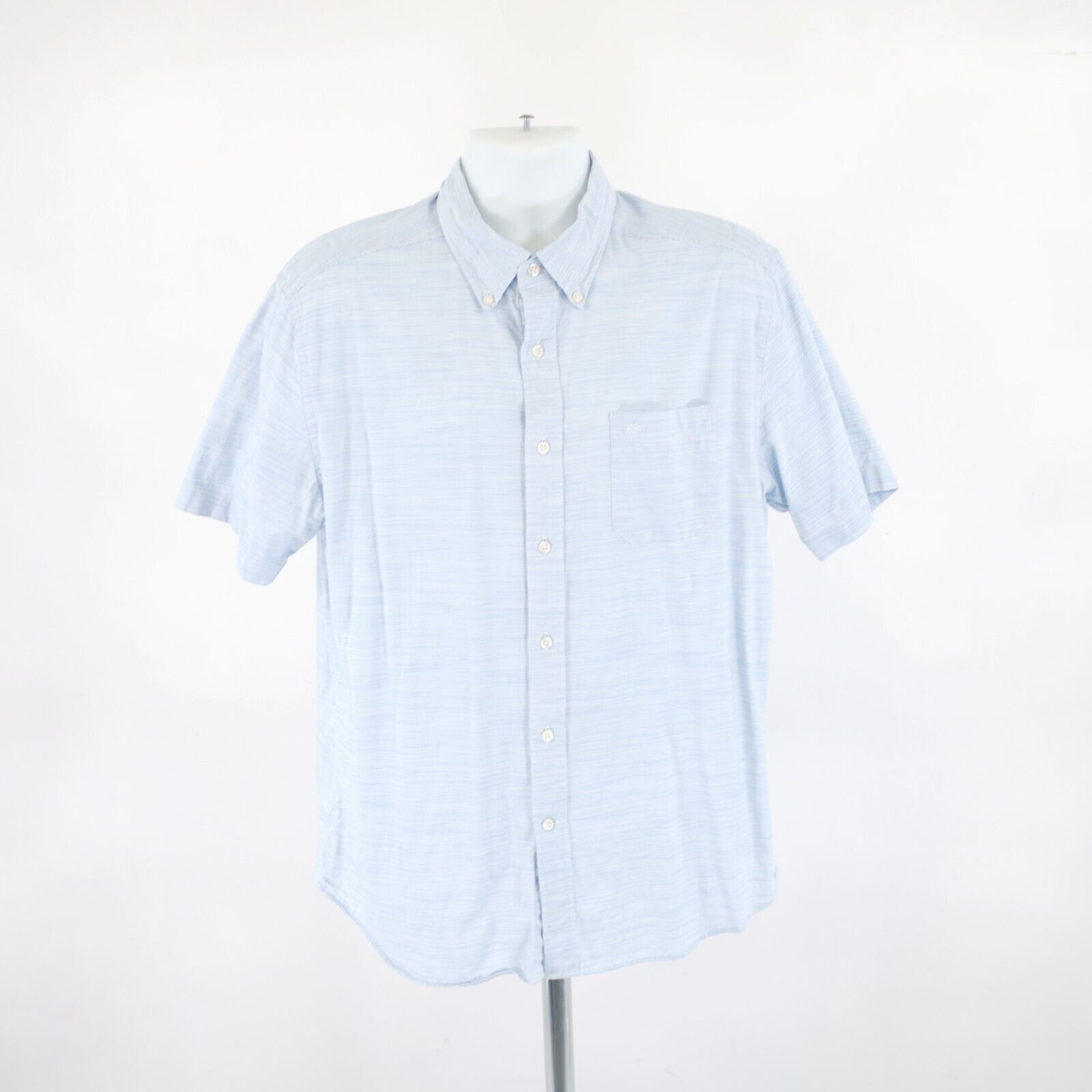 Southern Tide Southern Tide Trim Fit Large Striped Button Down Short Sleev Size US L / EU 52-54 / 3 - 4 Thumbnail