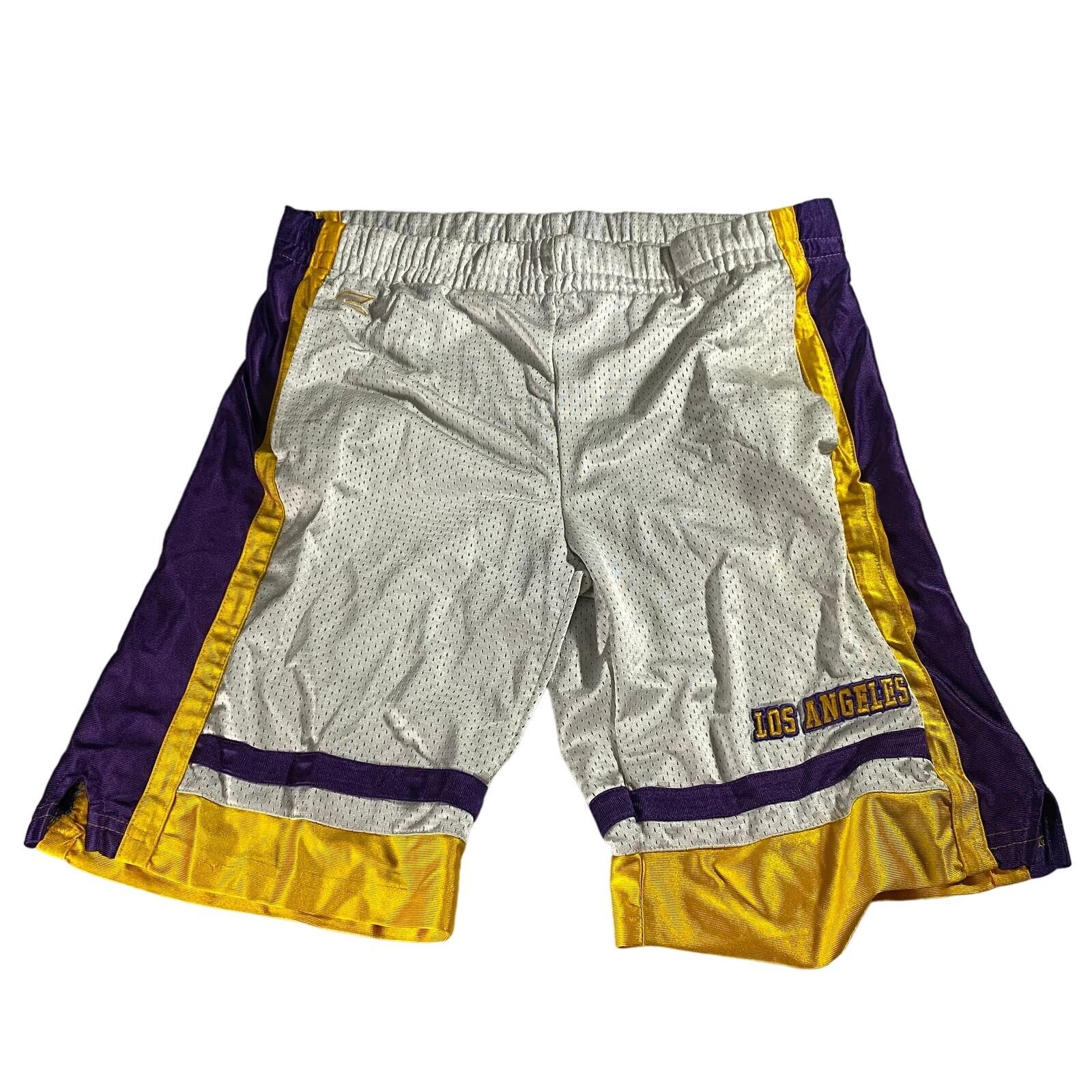 Vintage VTG 90s Colosseum Athletics Lakers Basketball Shorts Men's S Size US 34 / EU 50 - 1 Preview