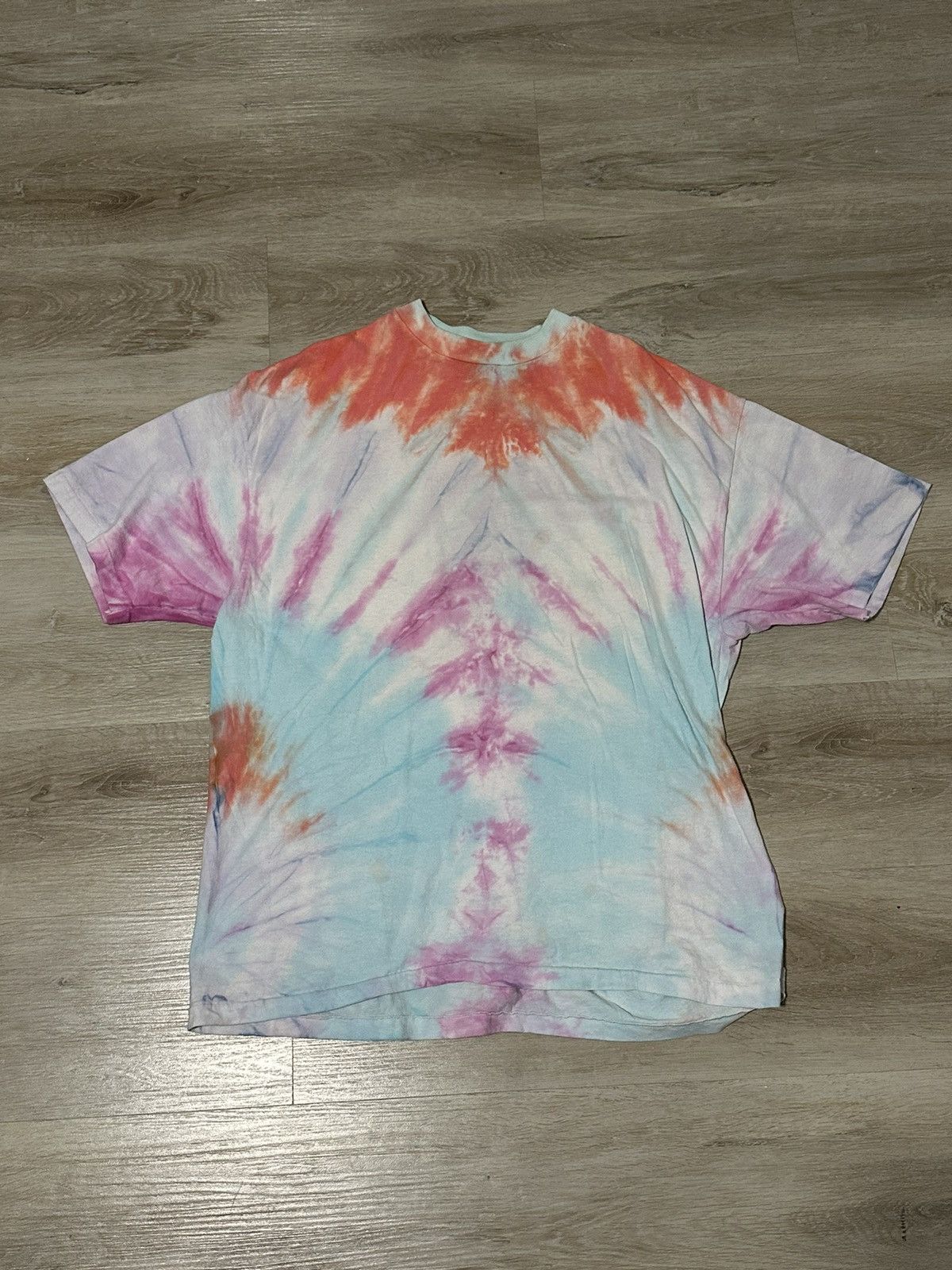 Vintage VINTAGE SINGLE STITCH TIE-DYE 90s Tee Size US XL / EU 56 / 4 - 1 Thumbnail