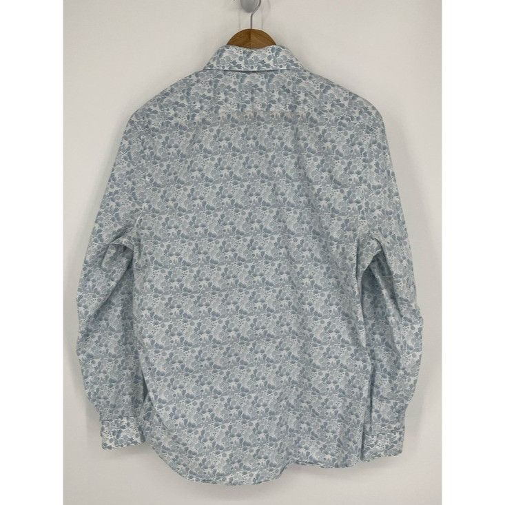 Express Express Slim Fit Long Sleeve Button Down Cactus Shirt Mens M Size US M / EU 48-50 / 2 - 8 Thumbnail